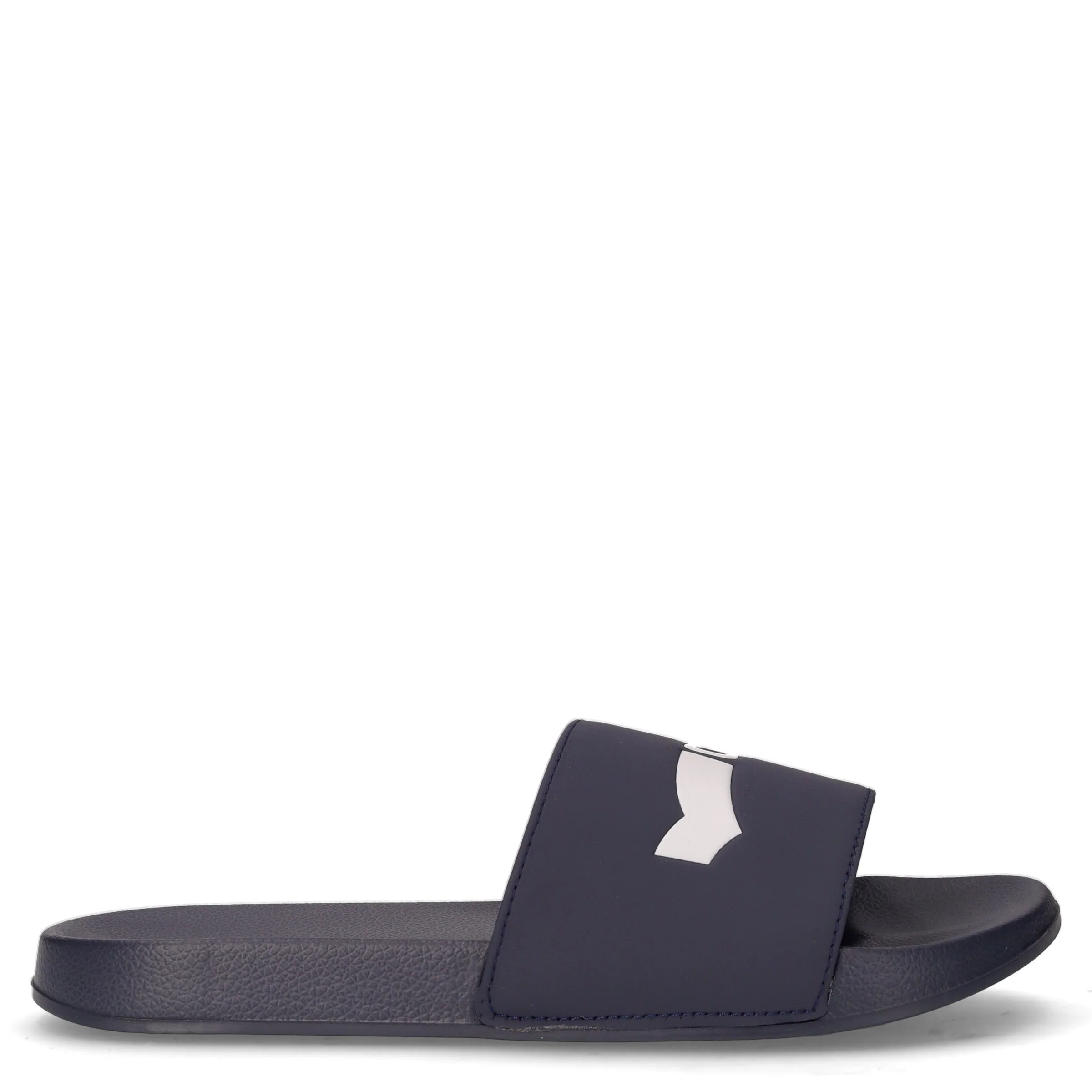 Slide Mix ciabatta in gomma navy bianco