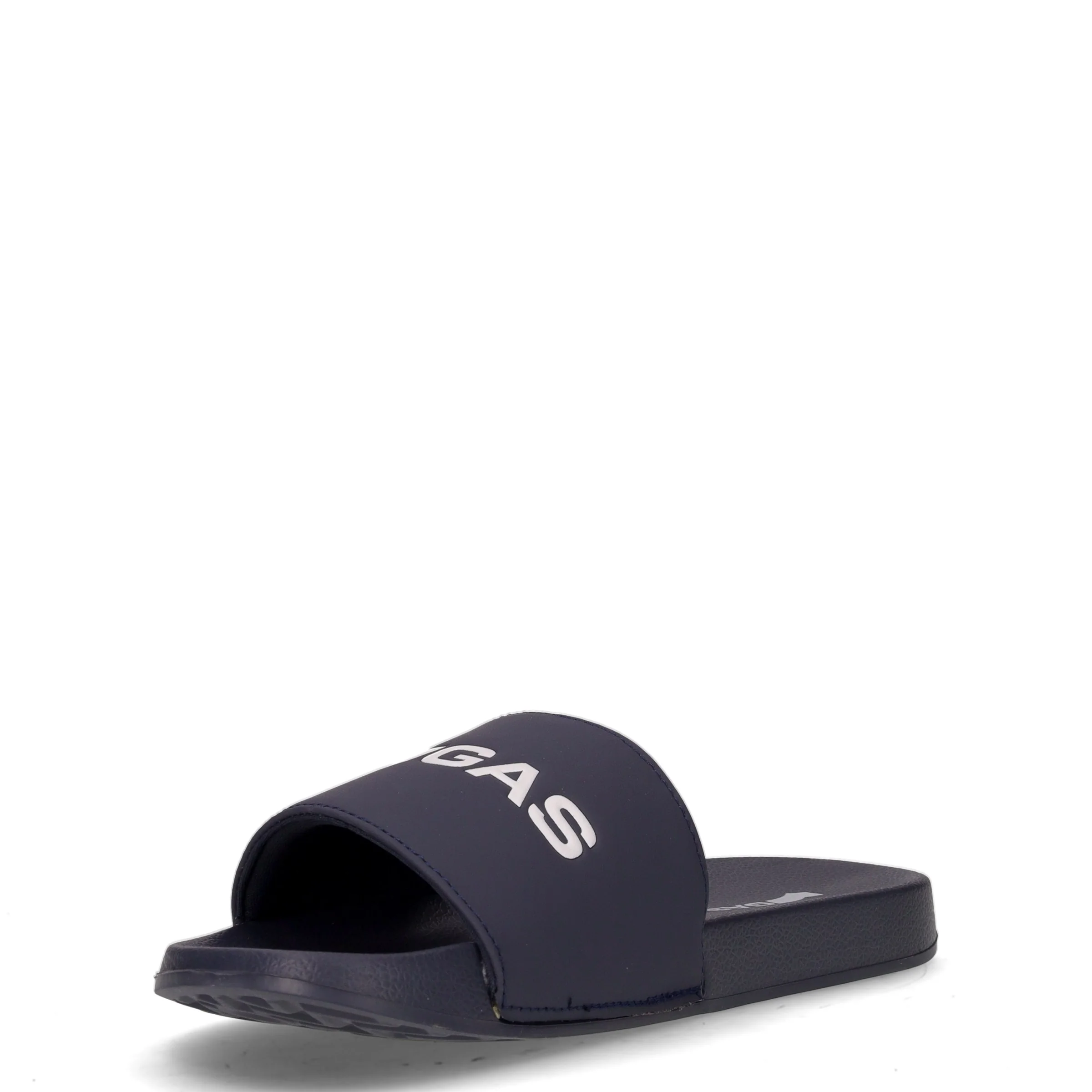 Slide Mix ciabatta in gomma navy bianco - Image 3
