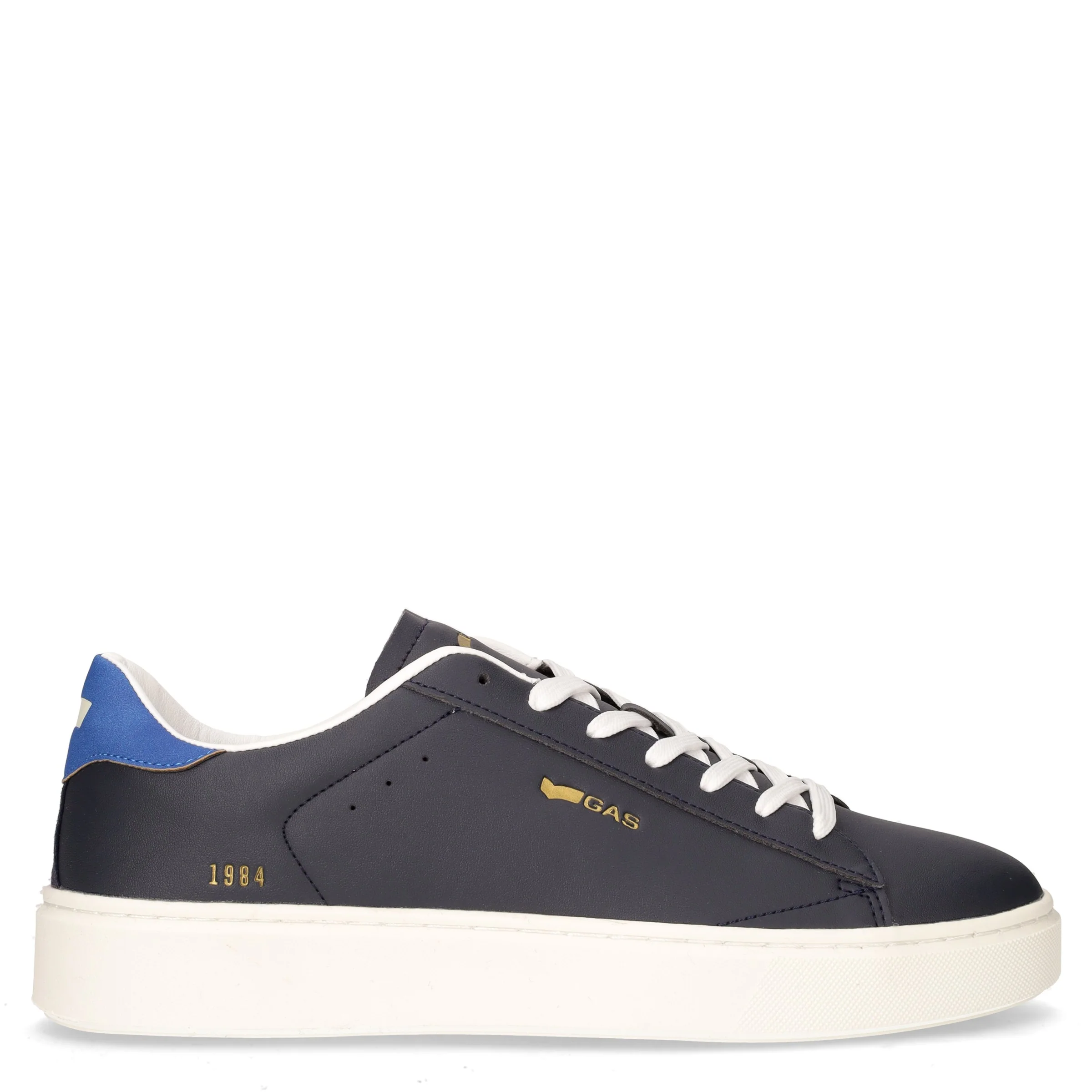 Sneaker in ecopelle blu