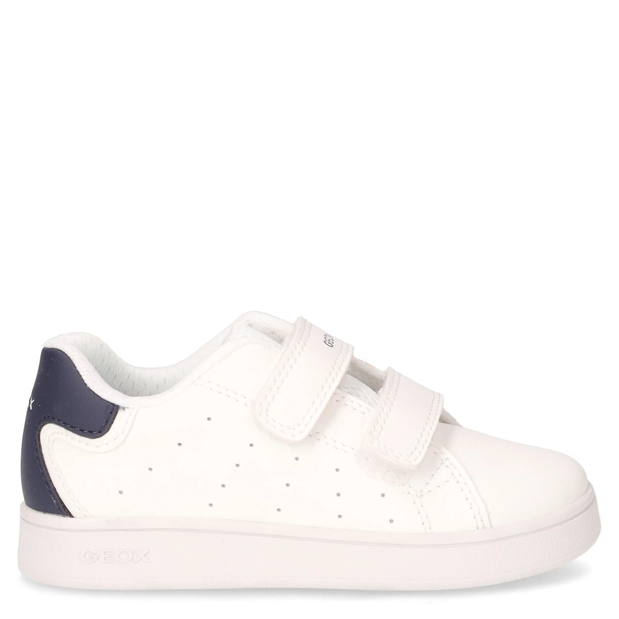 B eclyper sneaker da bambino in ecopelle bianco blu