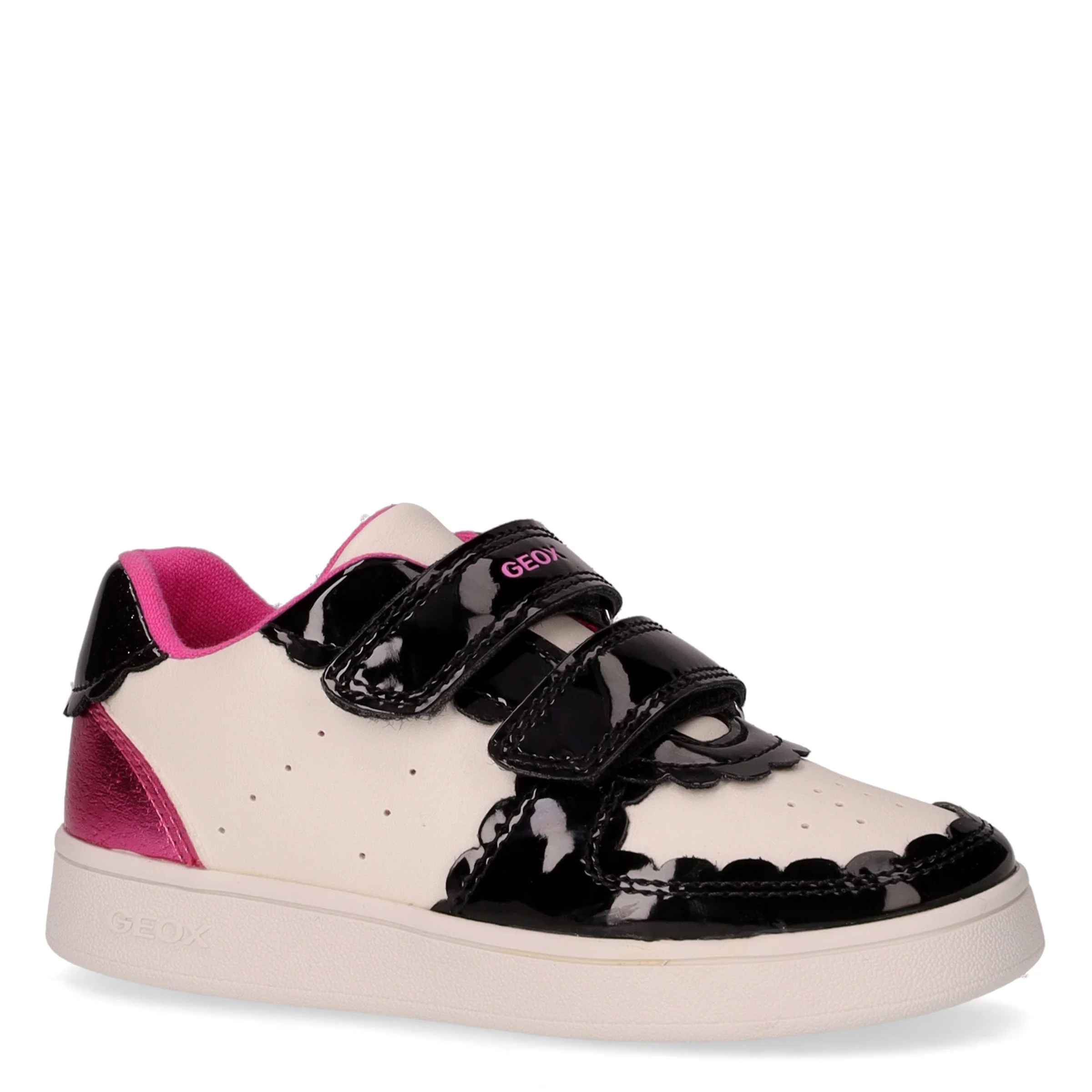 Eclyper sneaker da bambina in ecopelle bianco nero - Image 2