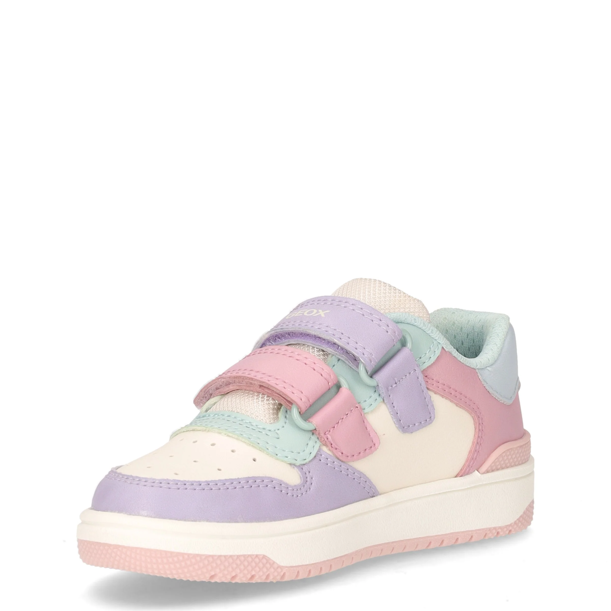 Washiba sneaker bambina in ecopelle e tessuto rosa bianco - Image 3