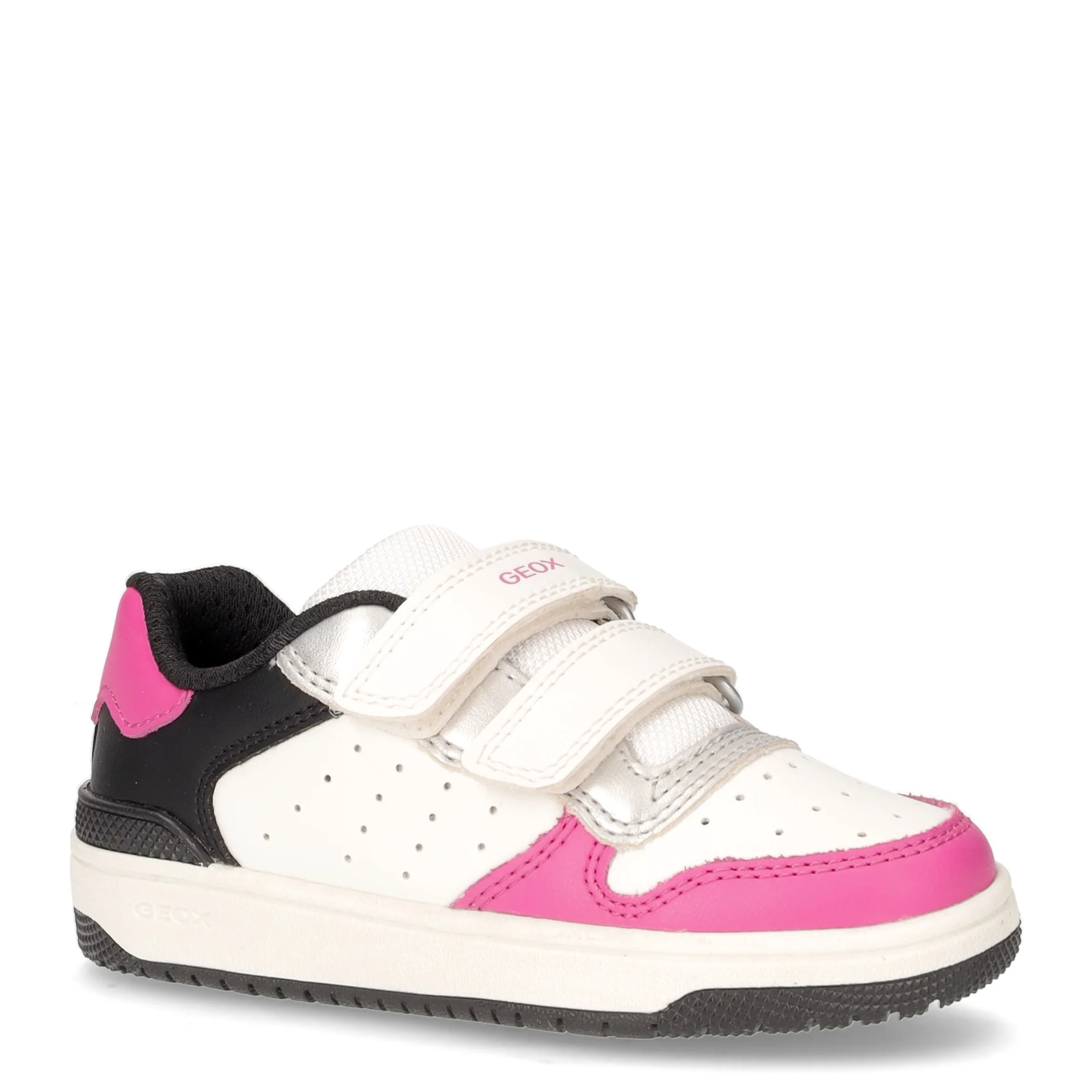 Washiba sneaker da bambina in ecopelle bianco fuxia - Image 2
