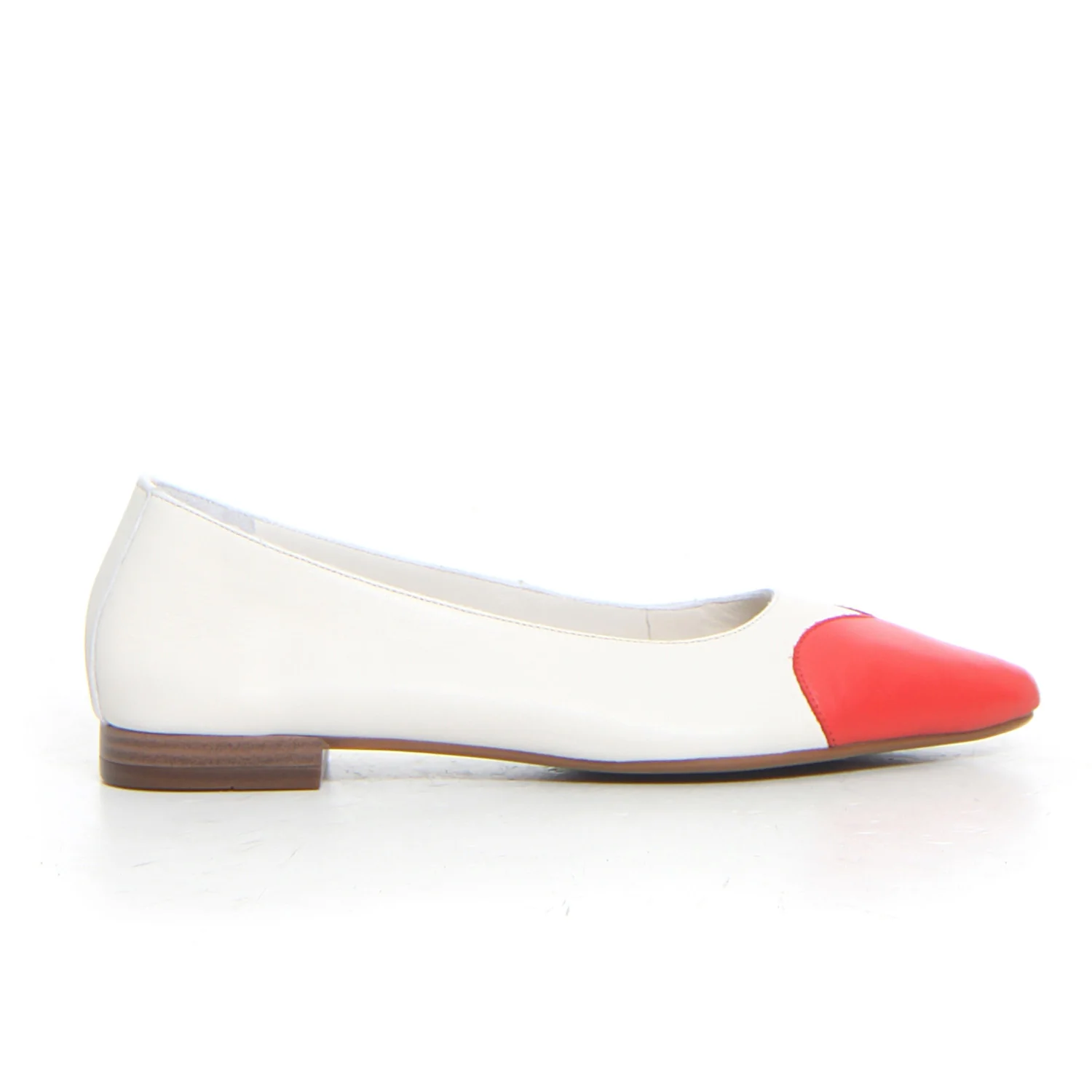 Ballerina a punta marshmellow red