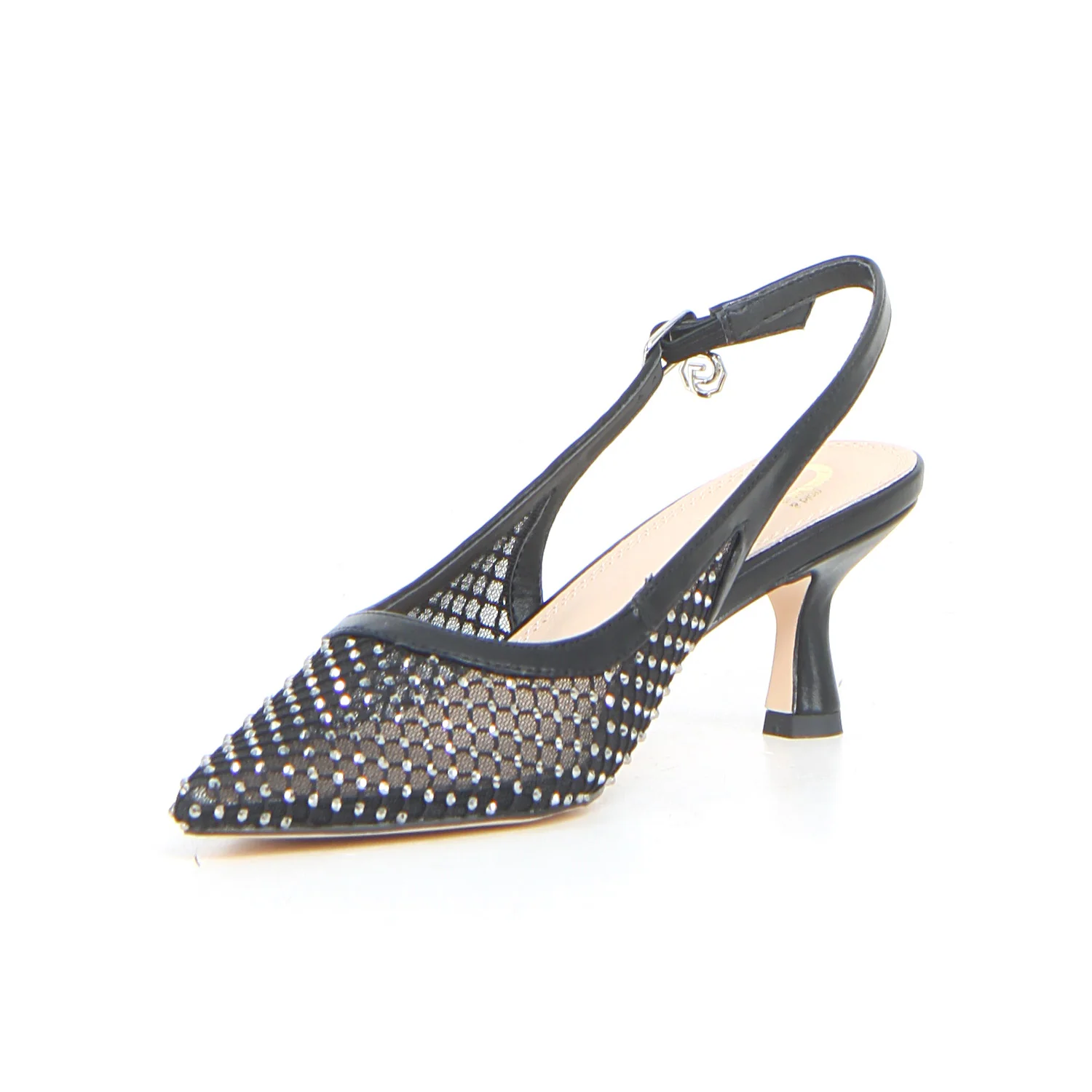 Décolleté slingback a punta nero - Image 3