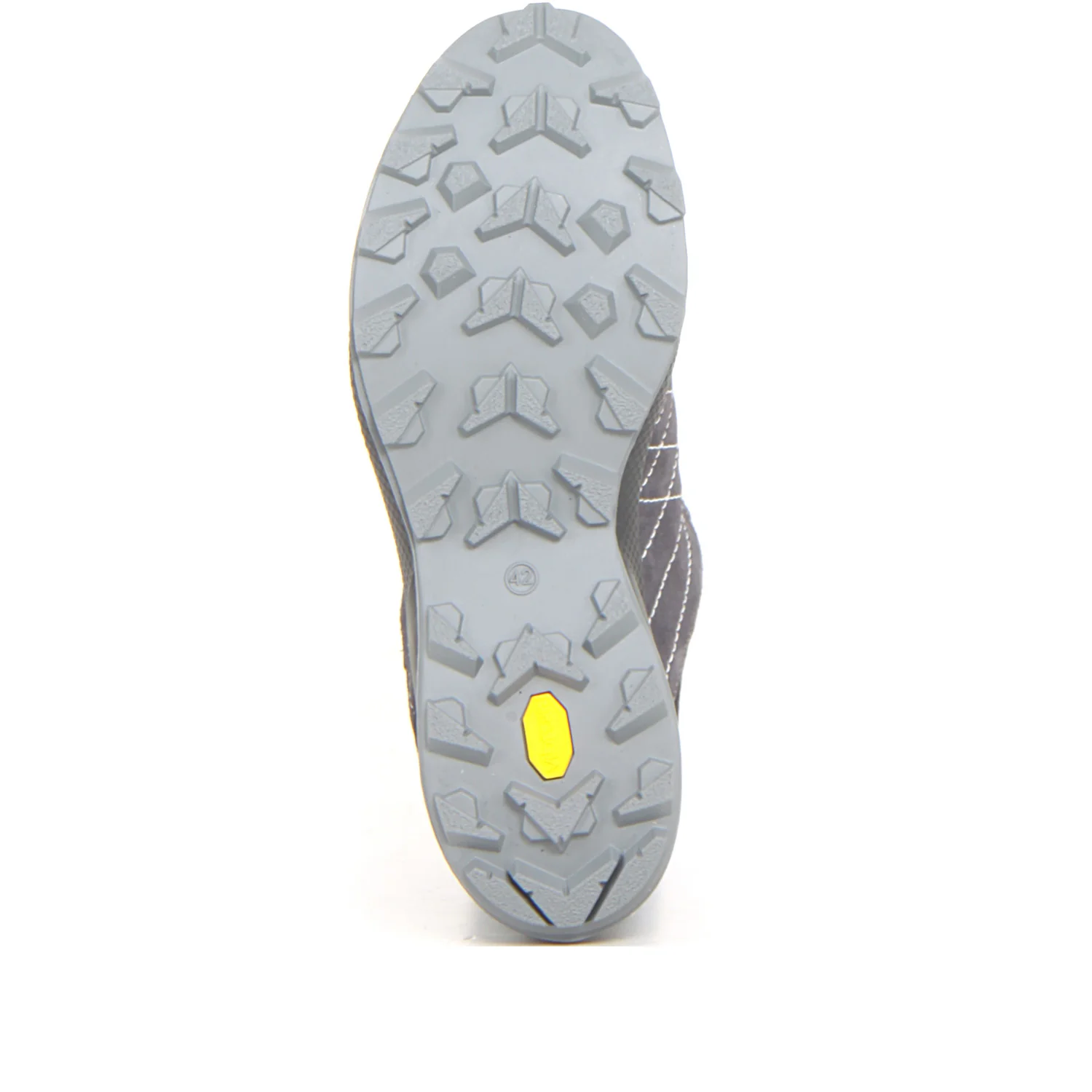 Scarpa da trekkong in pelle e tessuto blu grigio nero - Image 4