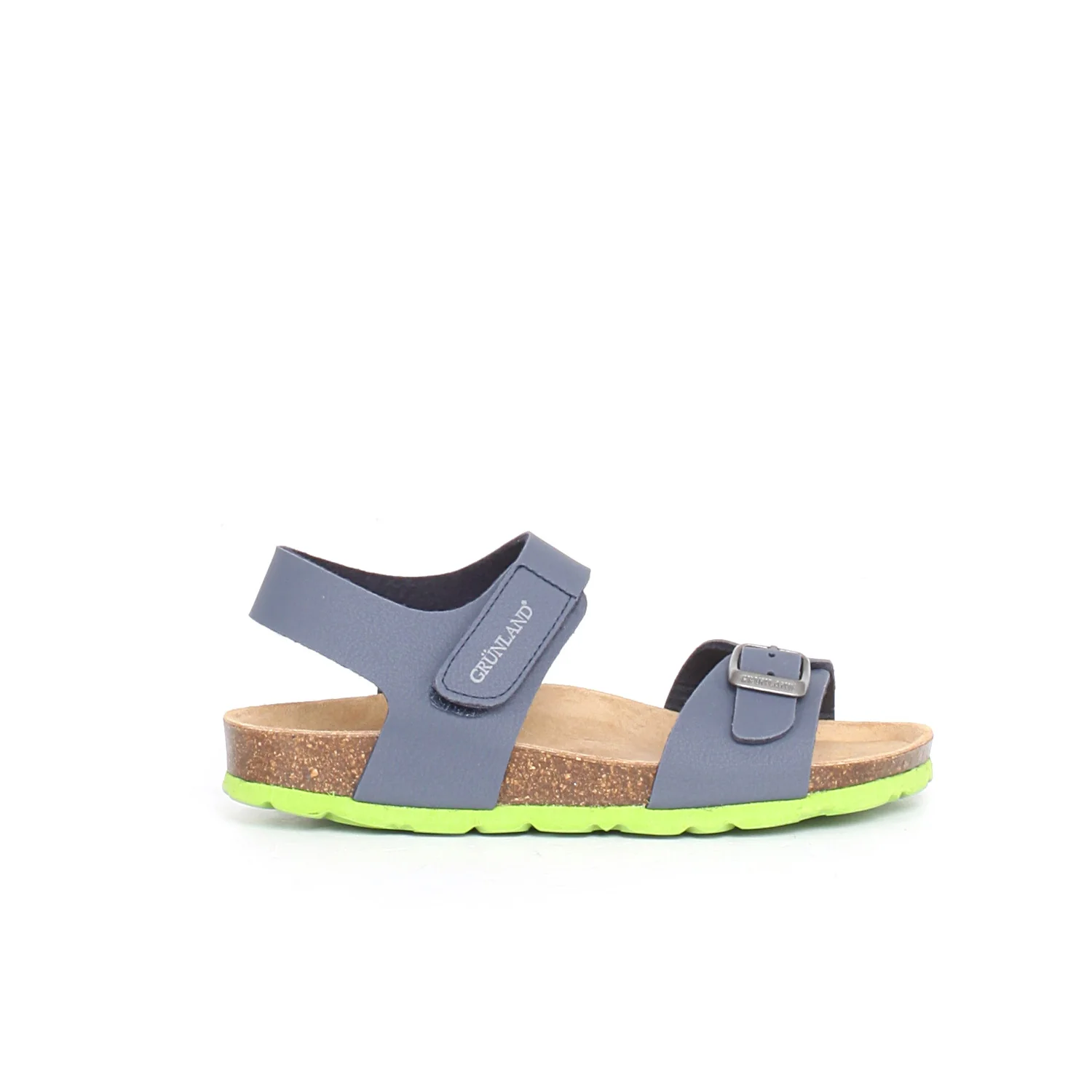 Luce sandalo bambino blu lime