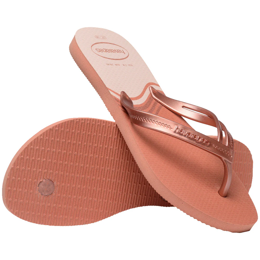 Elegant print ciabatta infradito pink clay - Image 3