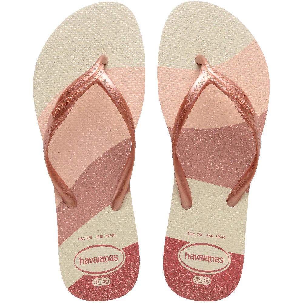 Fantasia ciabatta infradito rose gold