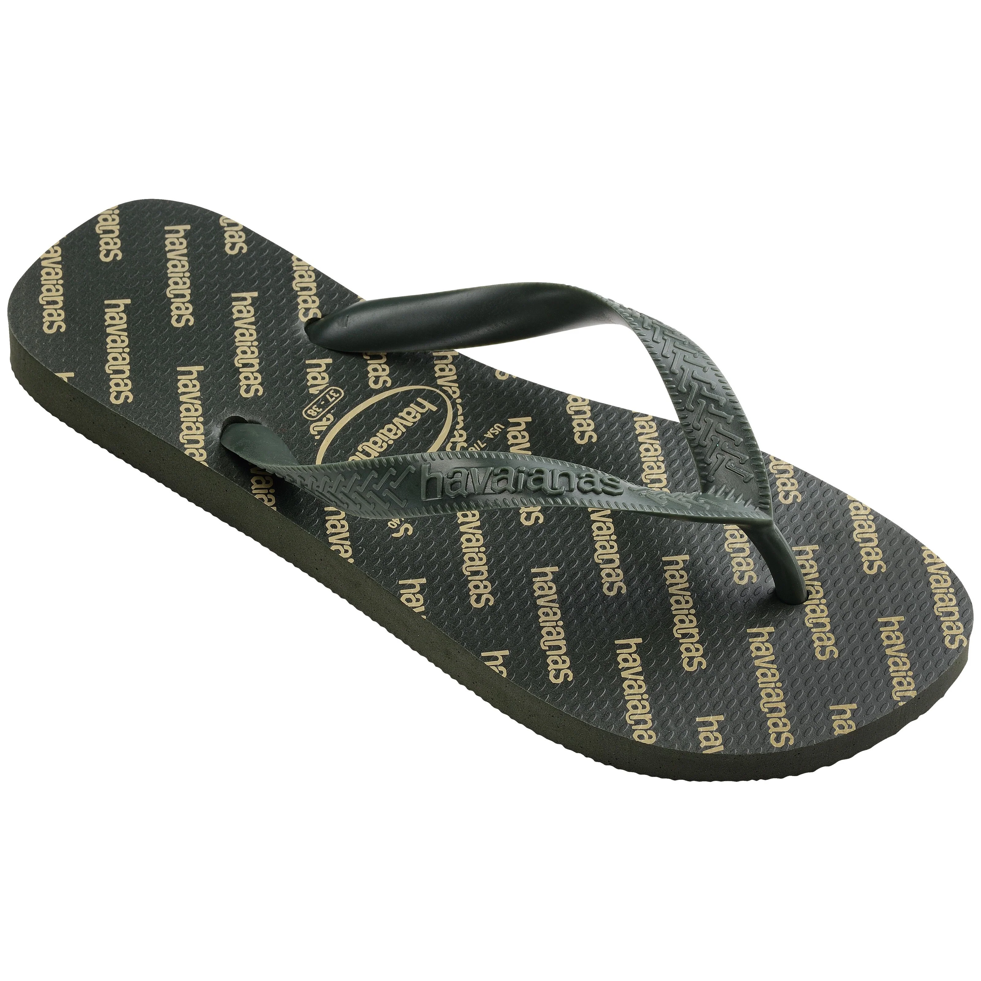 Top Logomania Essential infradito olive green - Image 2