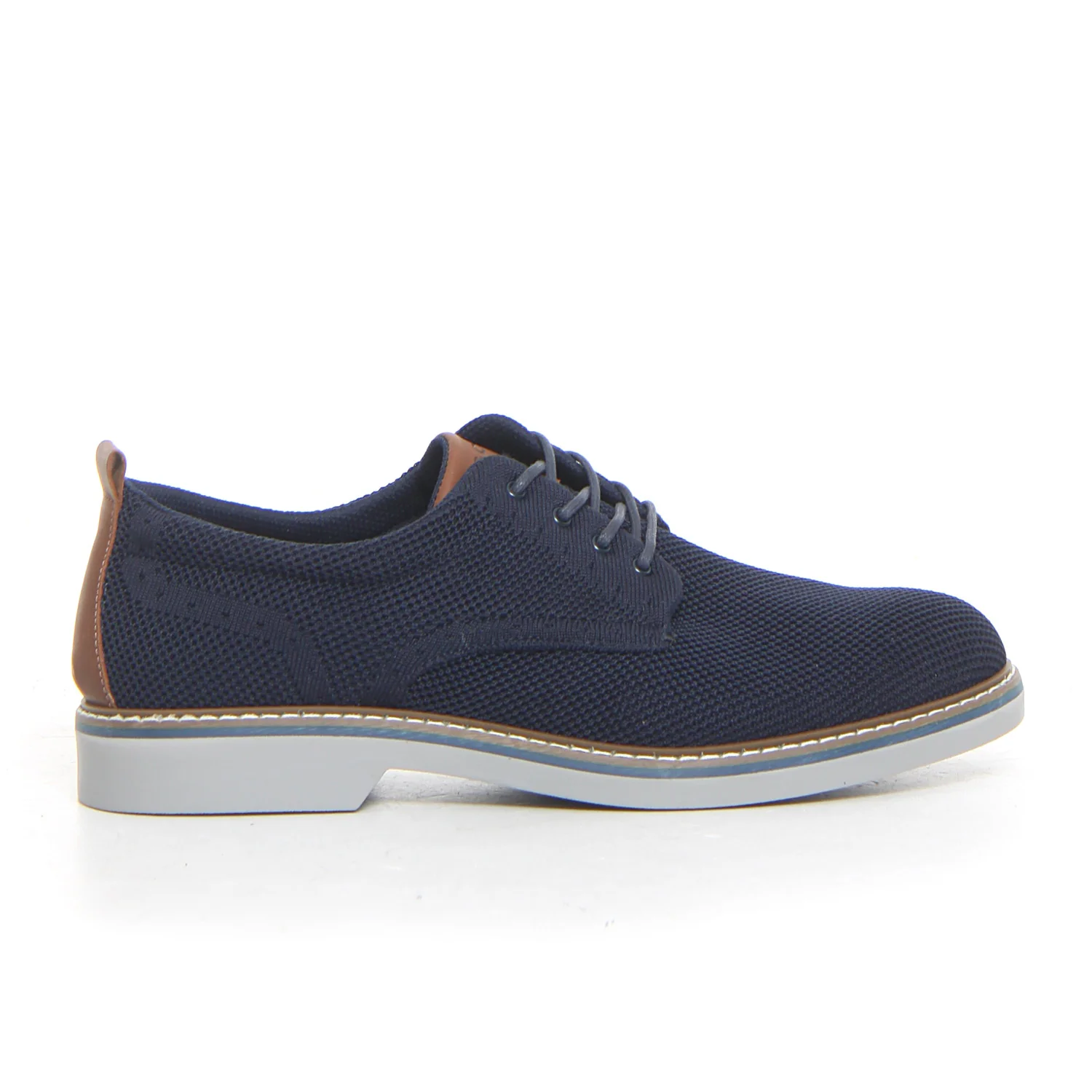 Stringata casual blu