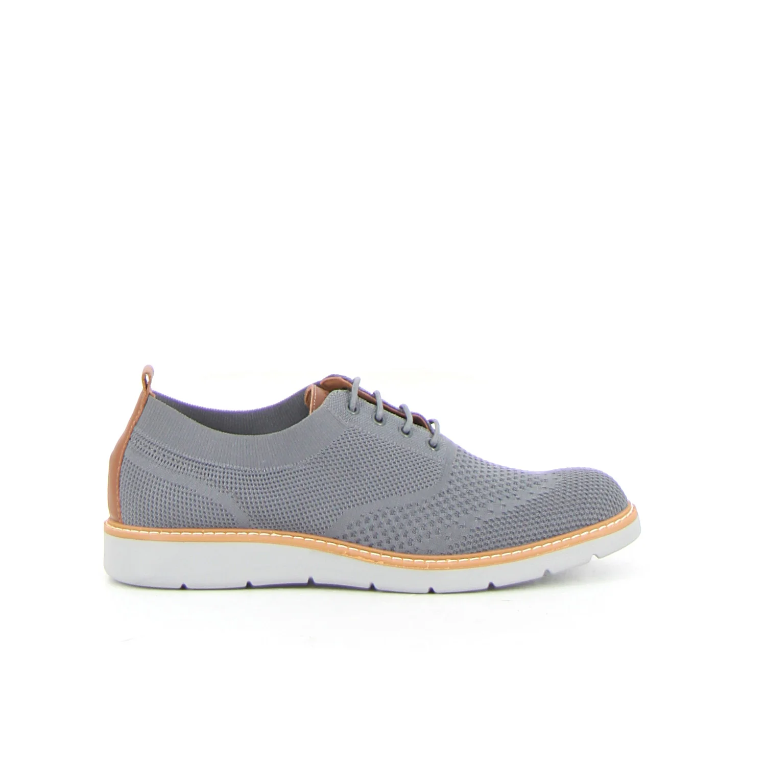 Stringata casual grigio