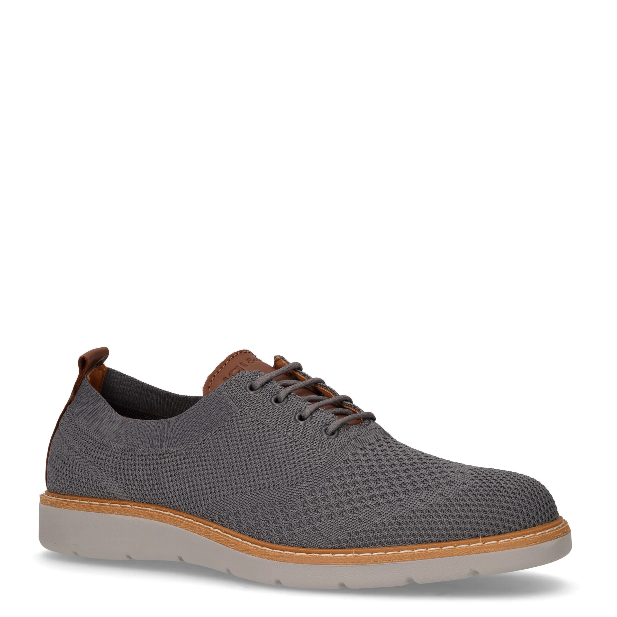 Stringata sportiva in tessuto grigio - Image 2
