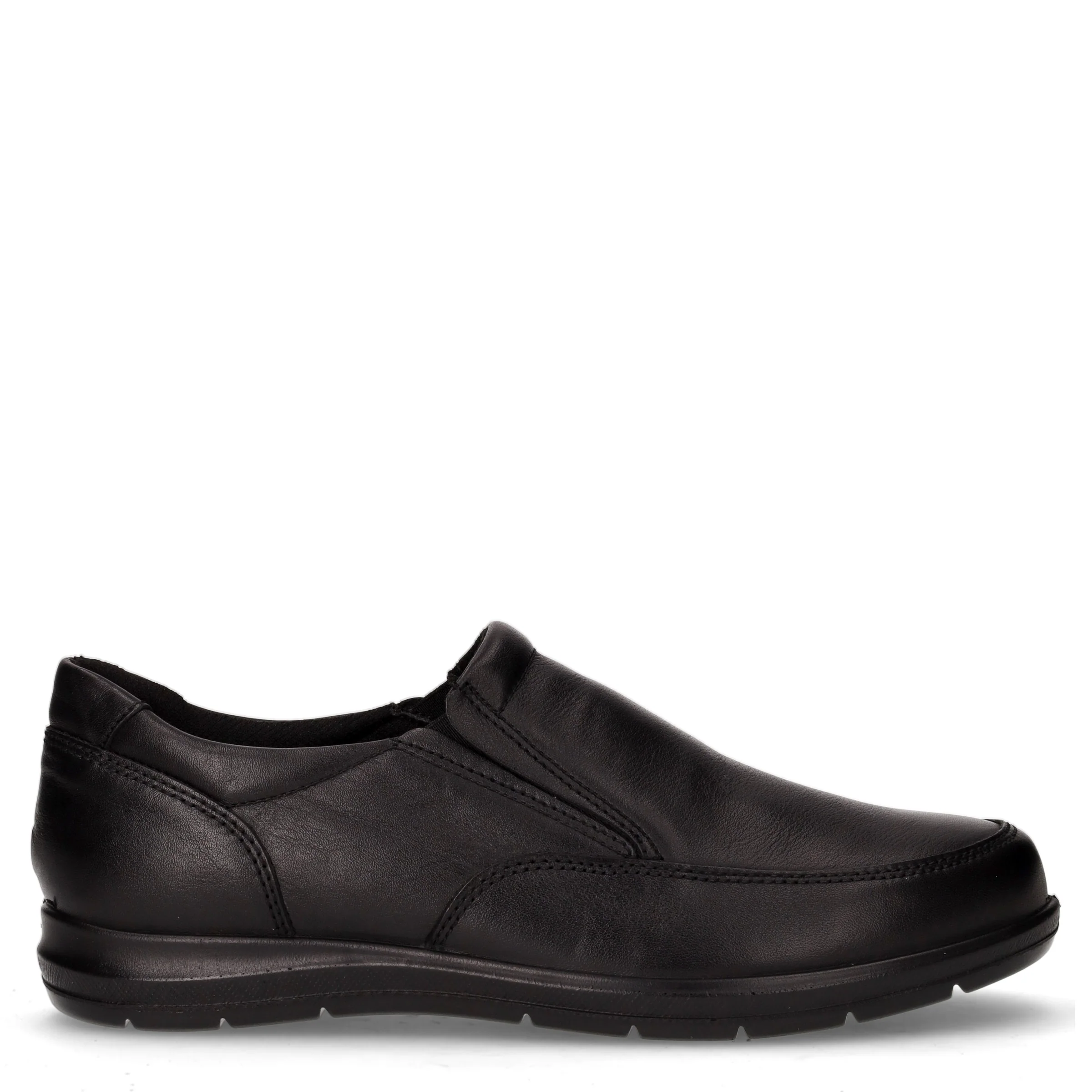 Mocassino casual in pelle nero