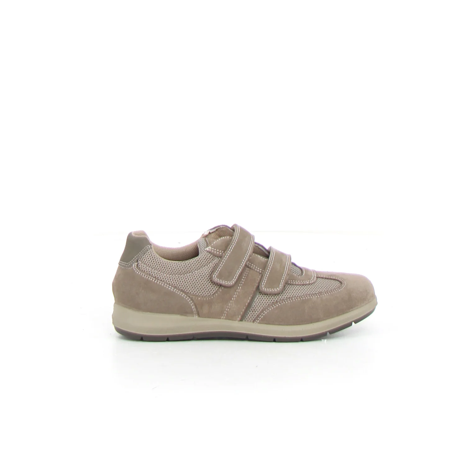 Sneaker tortora pelle