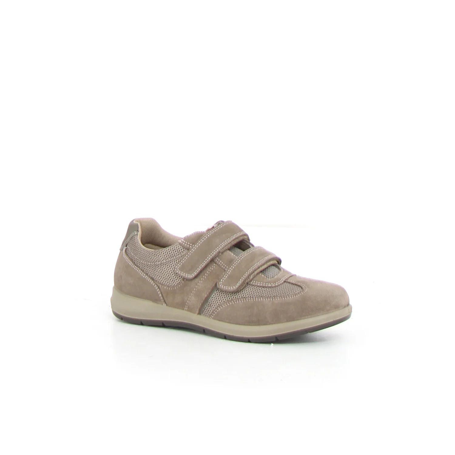 Sneaker tortora pelle - Image 2