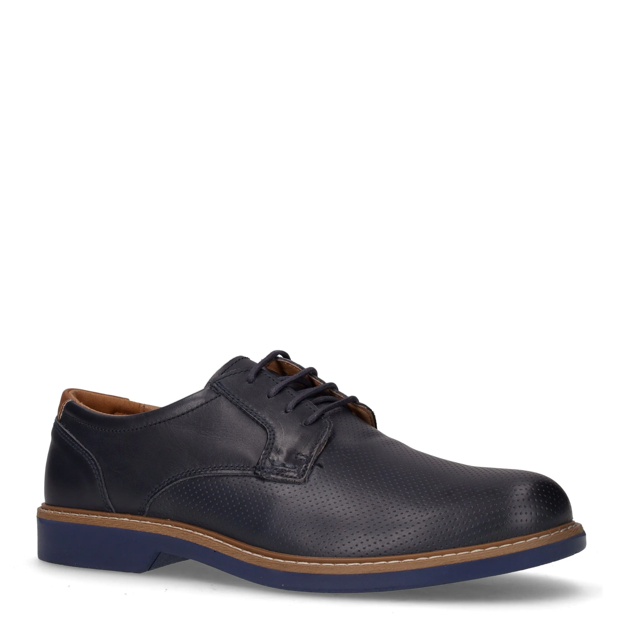 Stringata in pelle blu - Image 2