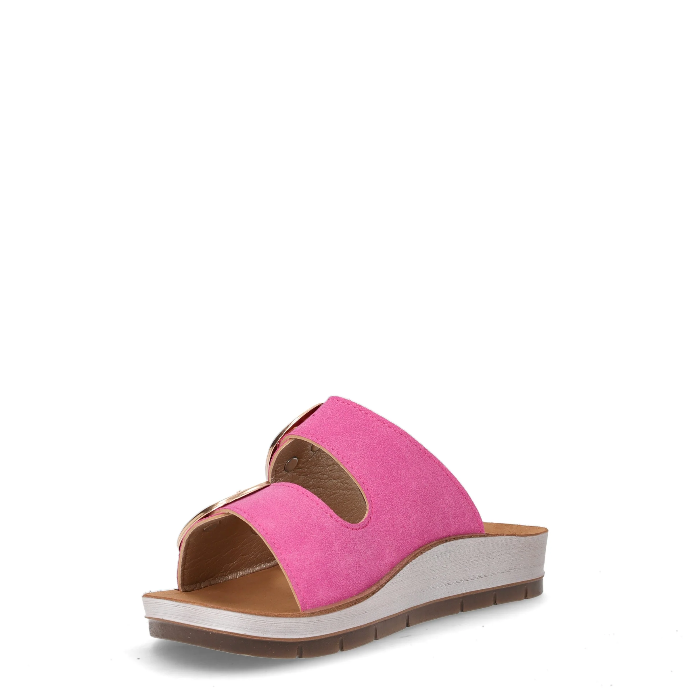Ciabatta aperta in ecopelle fucsia - Image 3