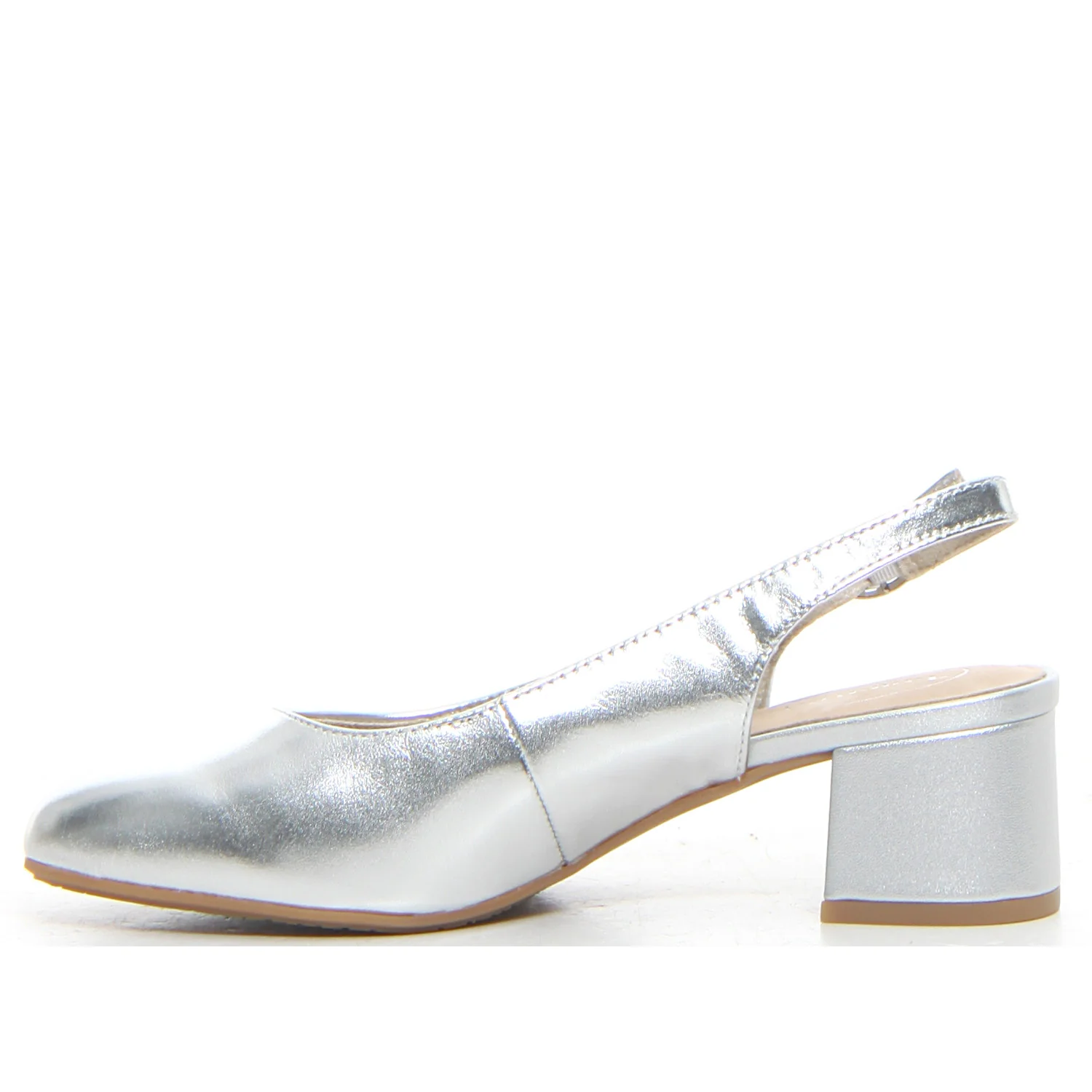 Décolleté slingback silver - Image 2