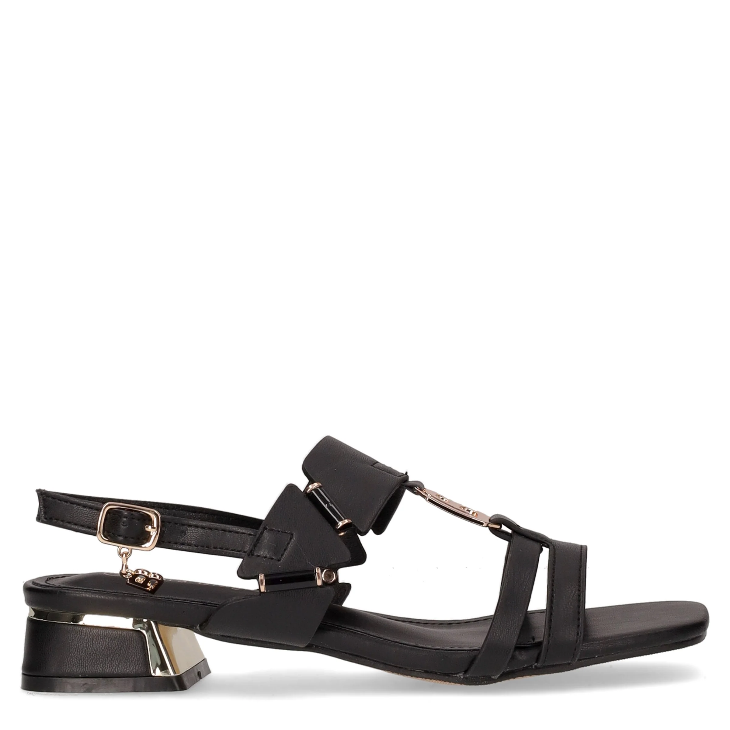Sandalo con tacco comodo black