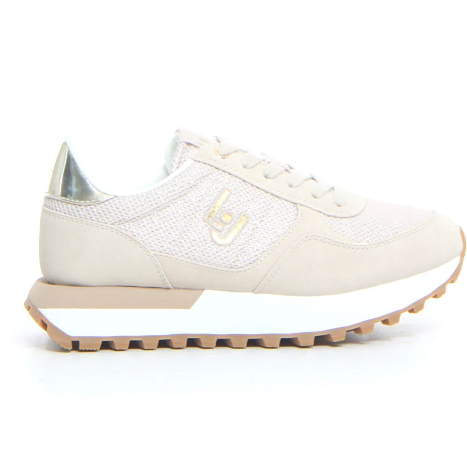 Evelyn 915 sneaker con platform sand