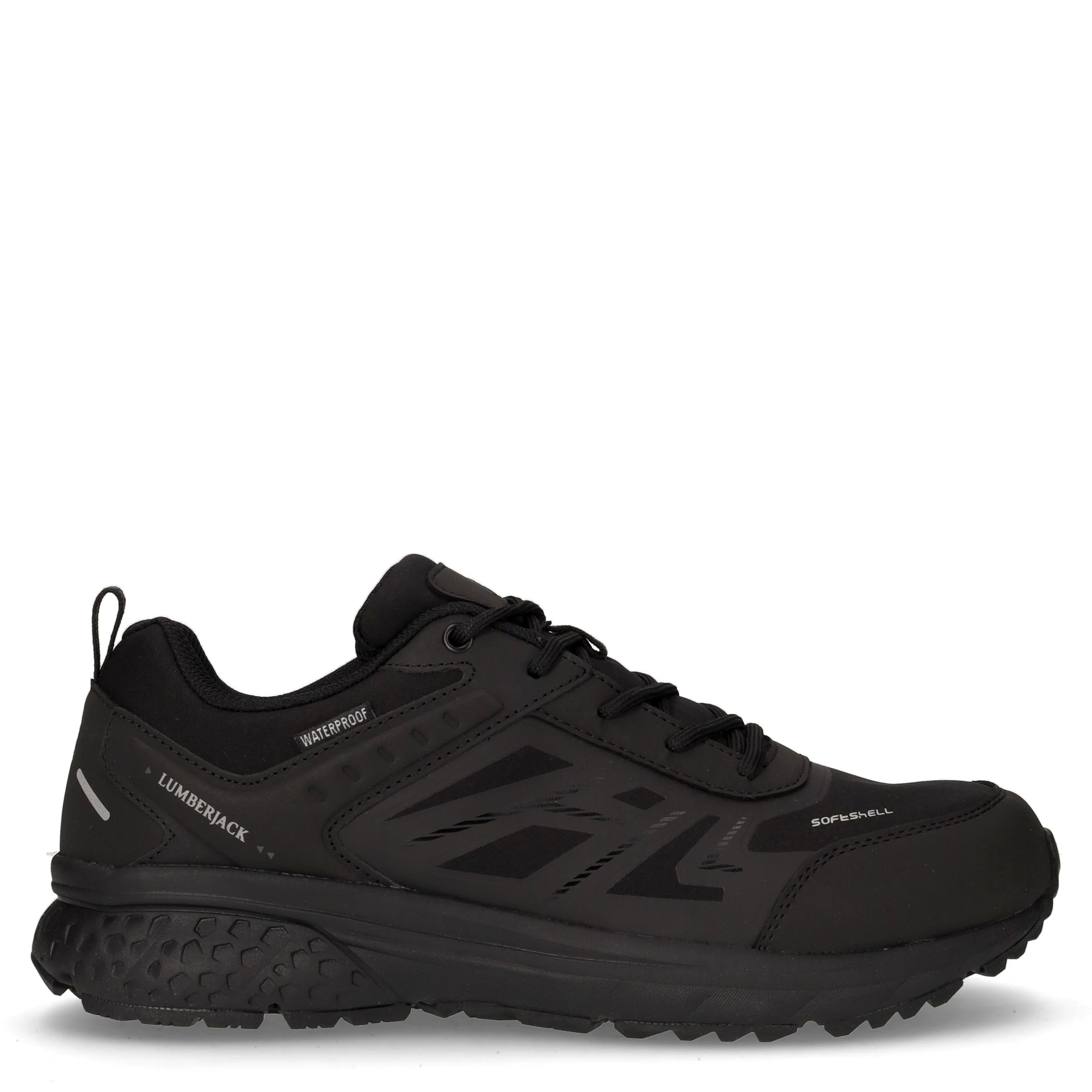 Josep sneaker outdoor in tessuto ed ecopelle nero