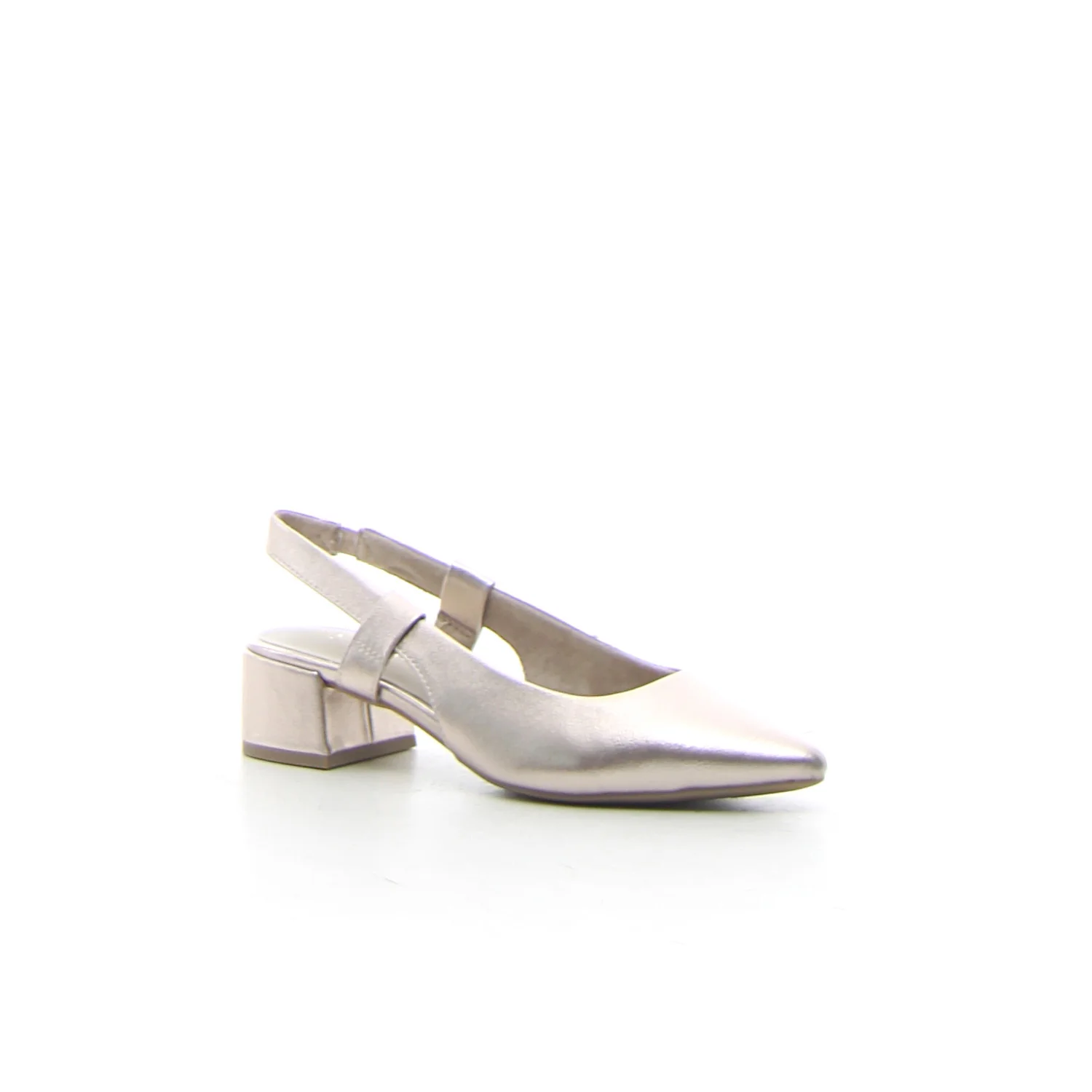 Décolleté slingback a punta platinum - Image 2