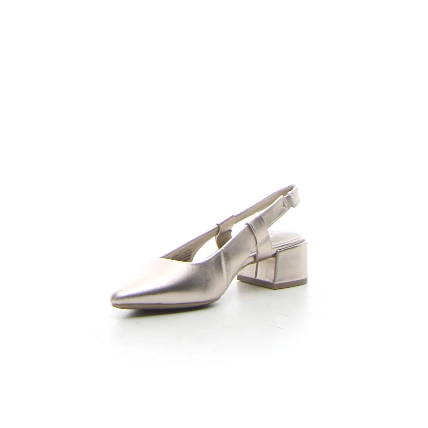 Décolleté slingback a punta platinum - Image 3