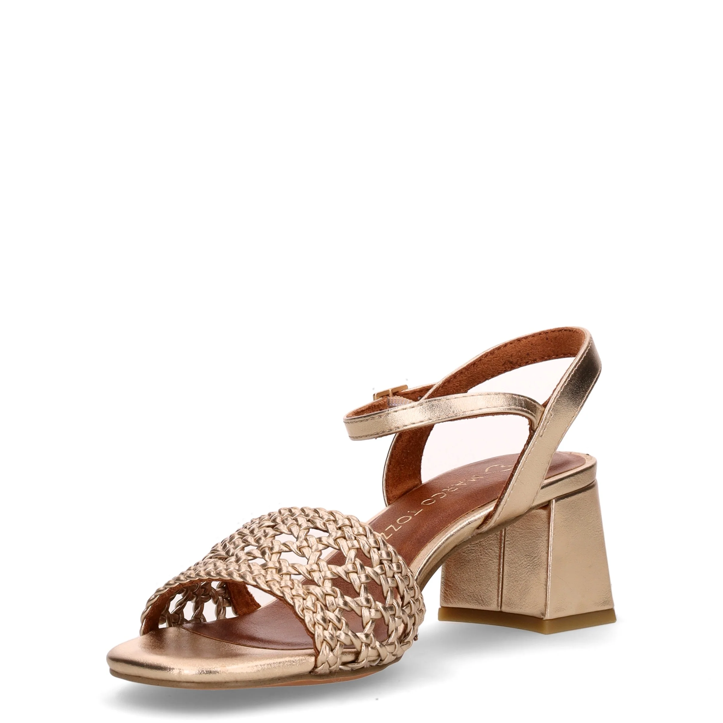 Sandalo con tacco gold - Image 3