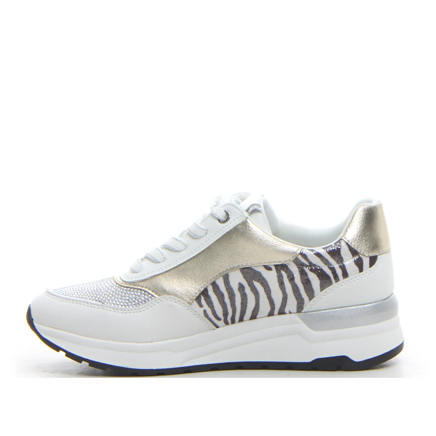 Sneaker con zip white comb - Image 2