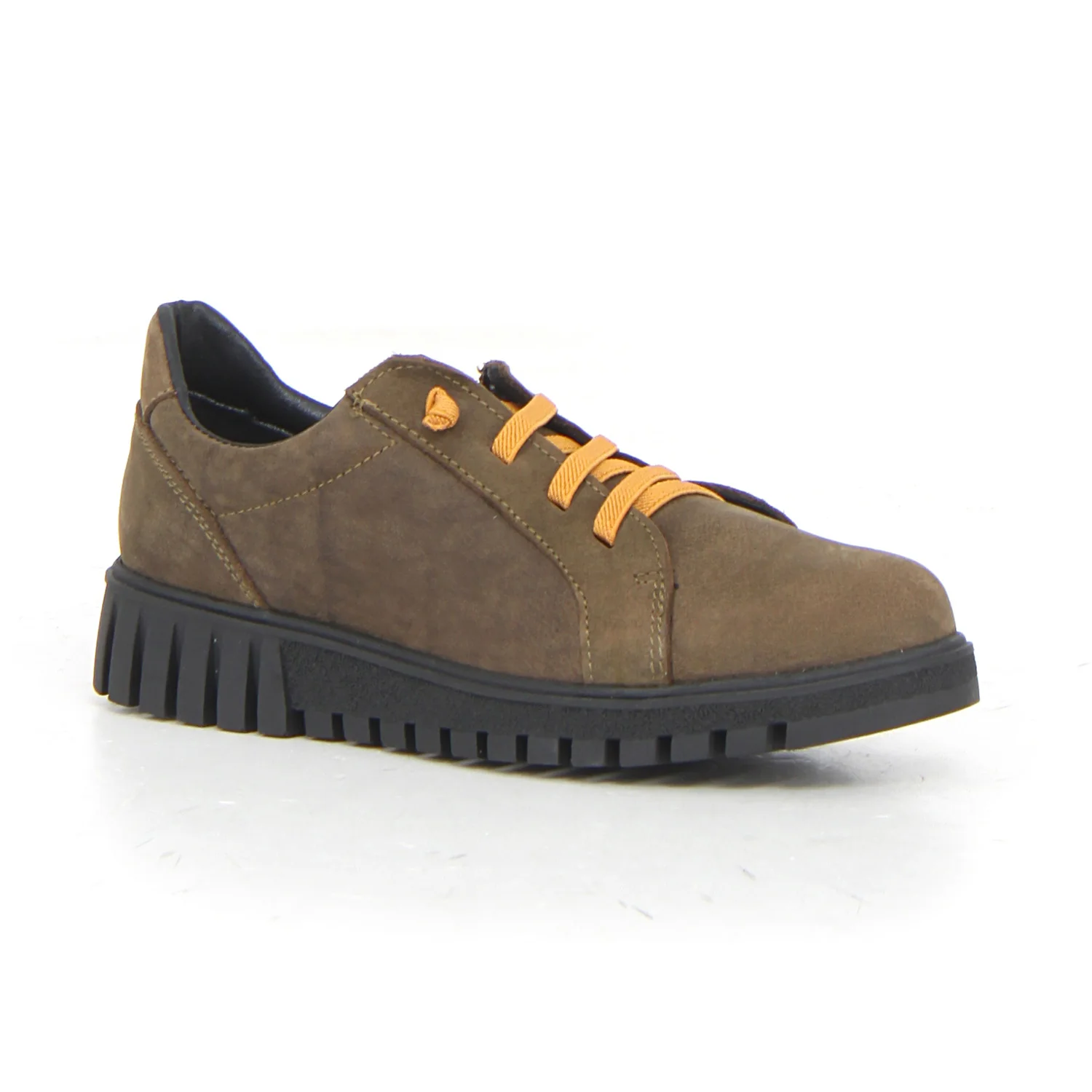 Stringata casual kaki ocra - Image 2