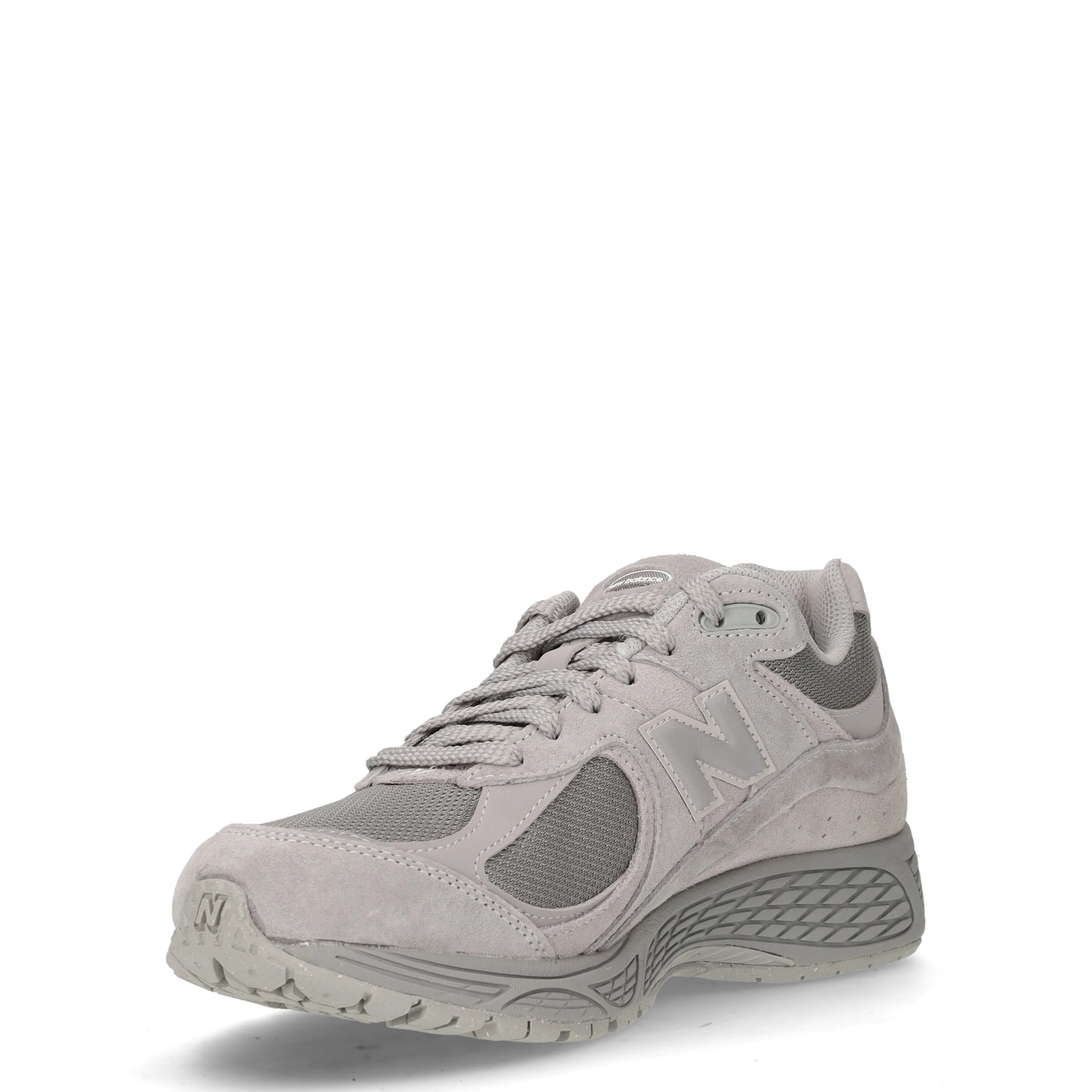 2002 sneaker in pelle e tessuto grigio - Image 3