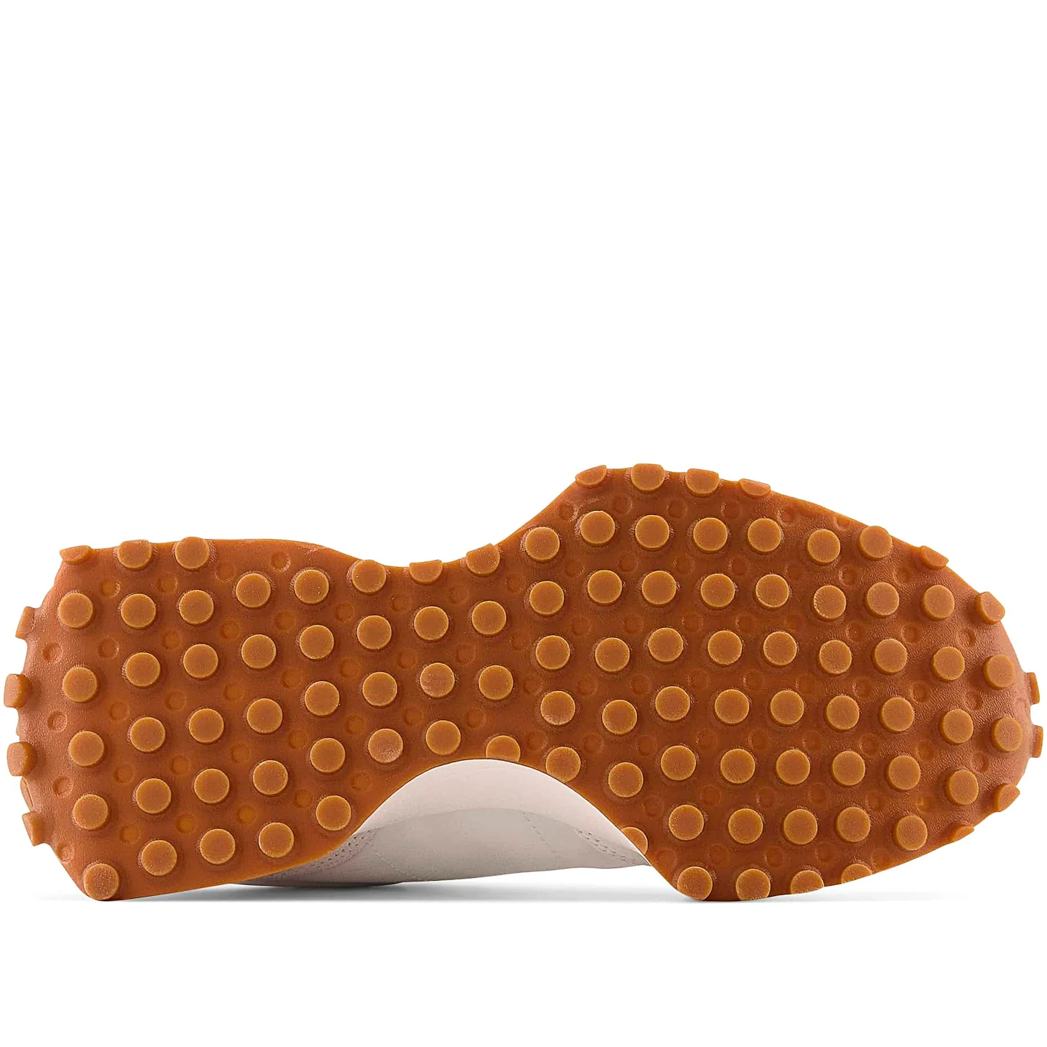 327 sneaker in pelle e tessuto bianco beige - Image 4