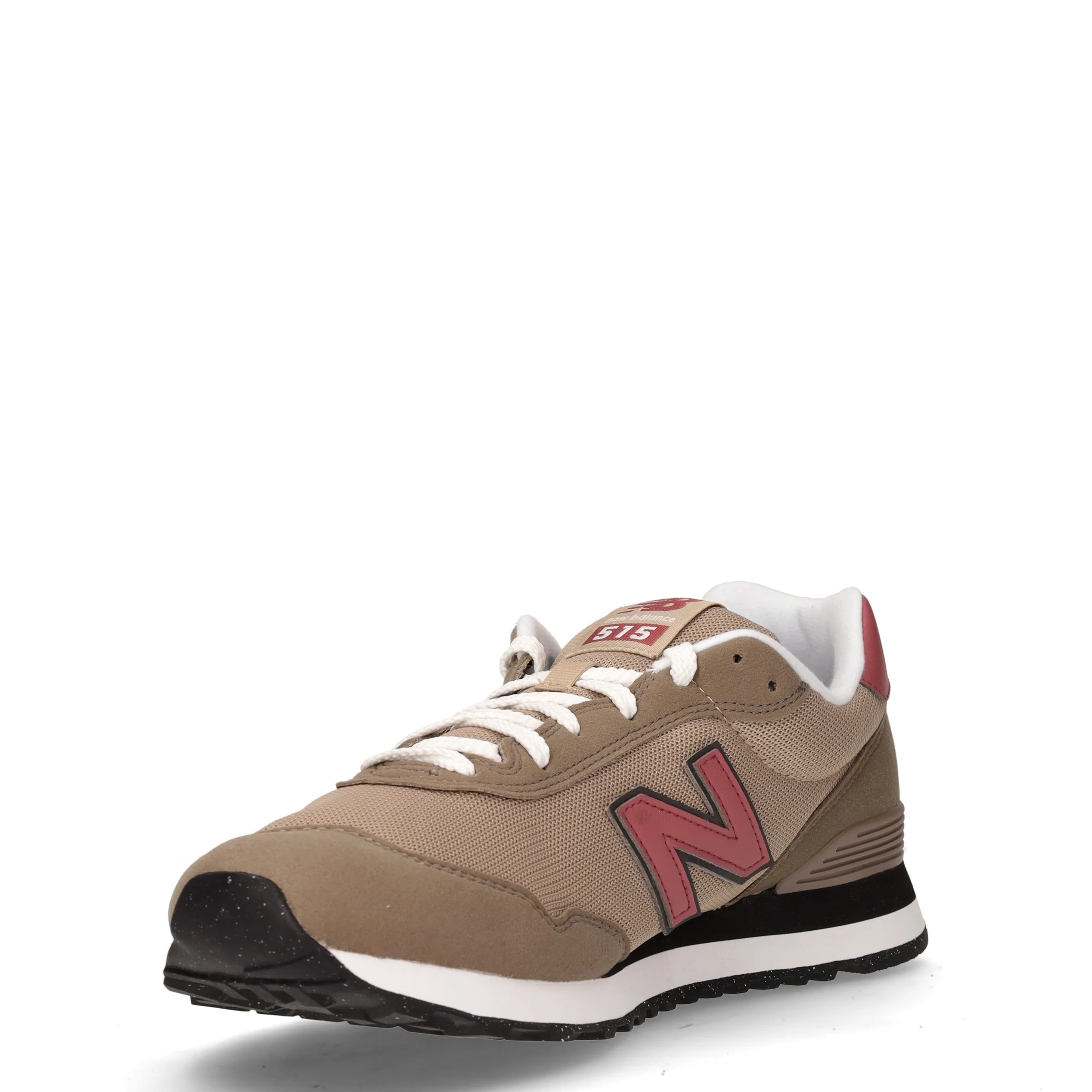 515 sneaker in tessuto ed ecopelle pietra marrone rosso - Image 3