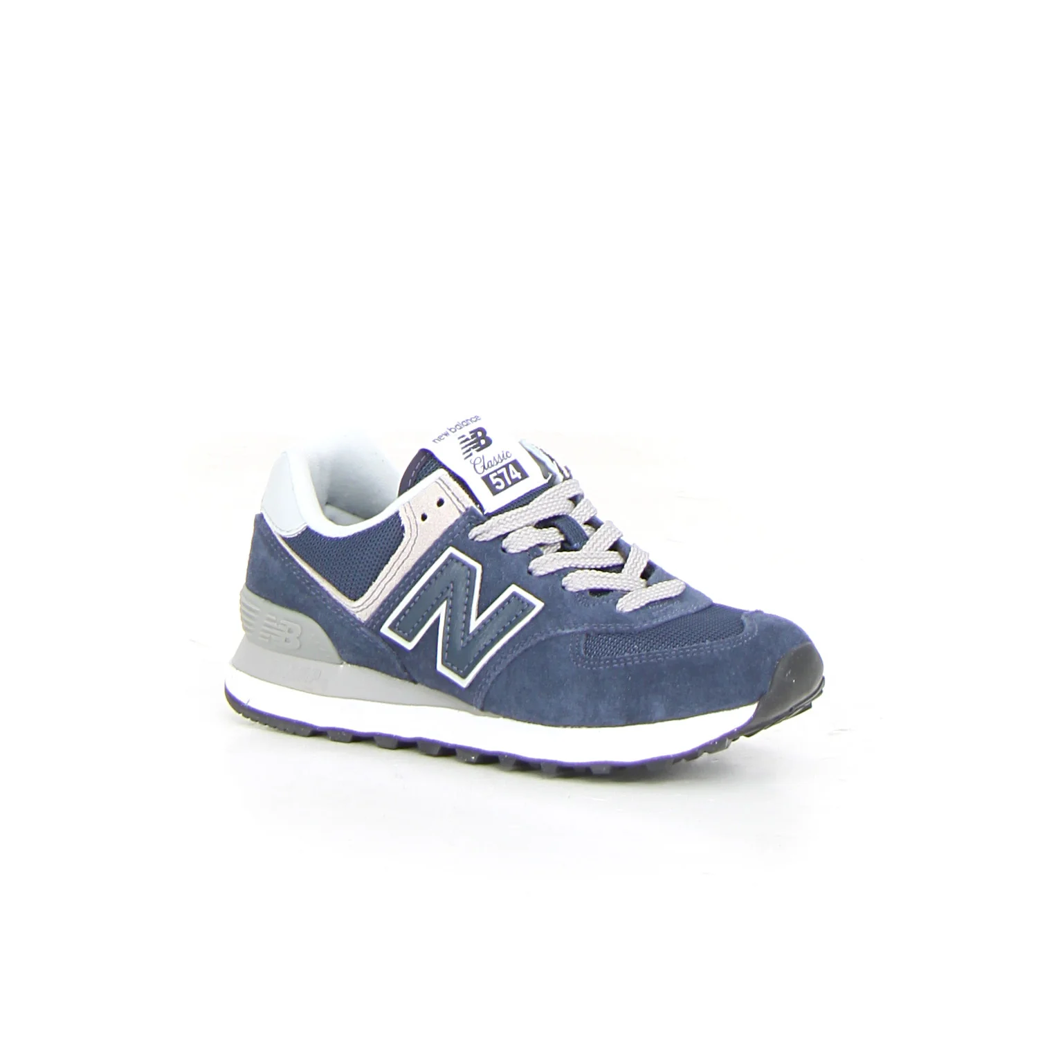574 sneaker in pelle e tessuto navy - Image 2