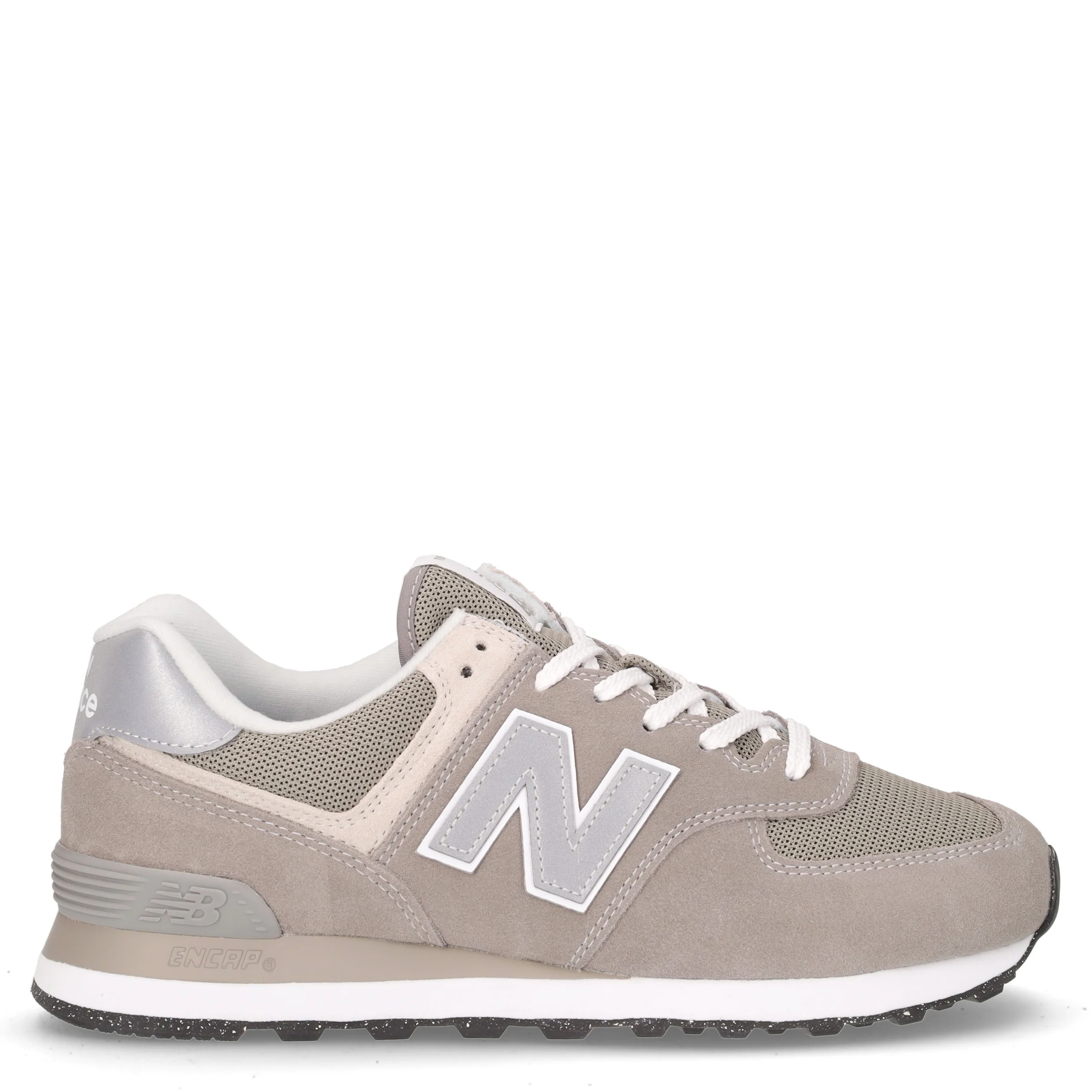 574 sneaker in pelle grigio