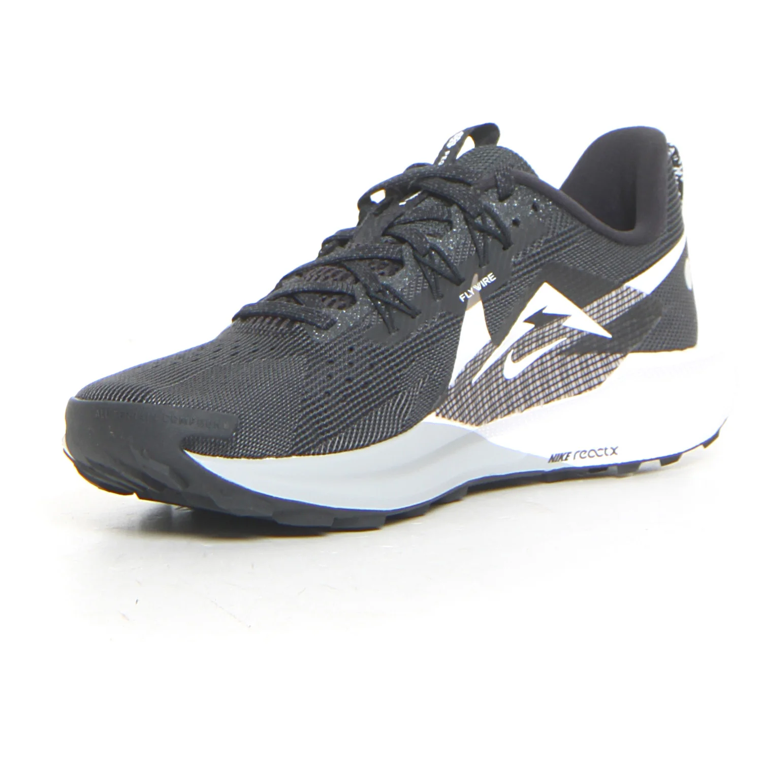 Reactx Pegasus Trail 5 scarpa da trail running black white - Image 3