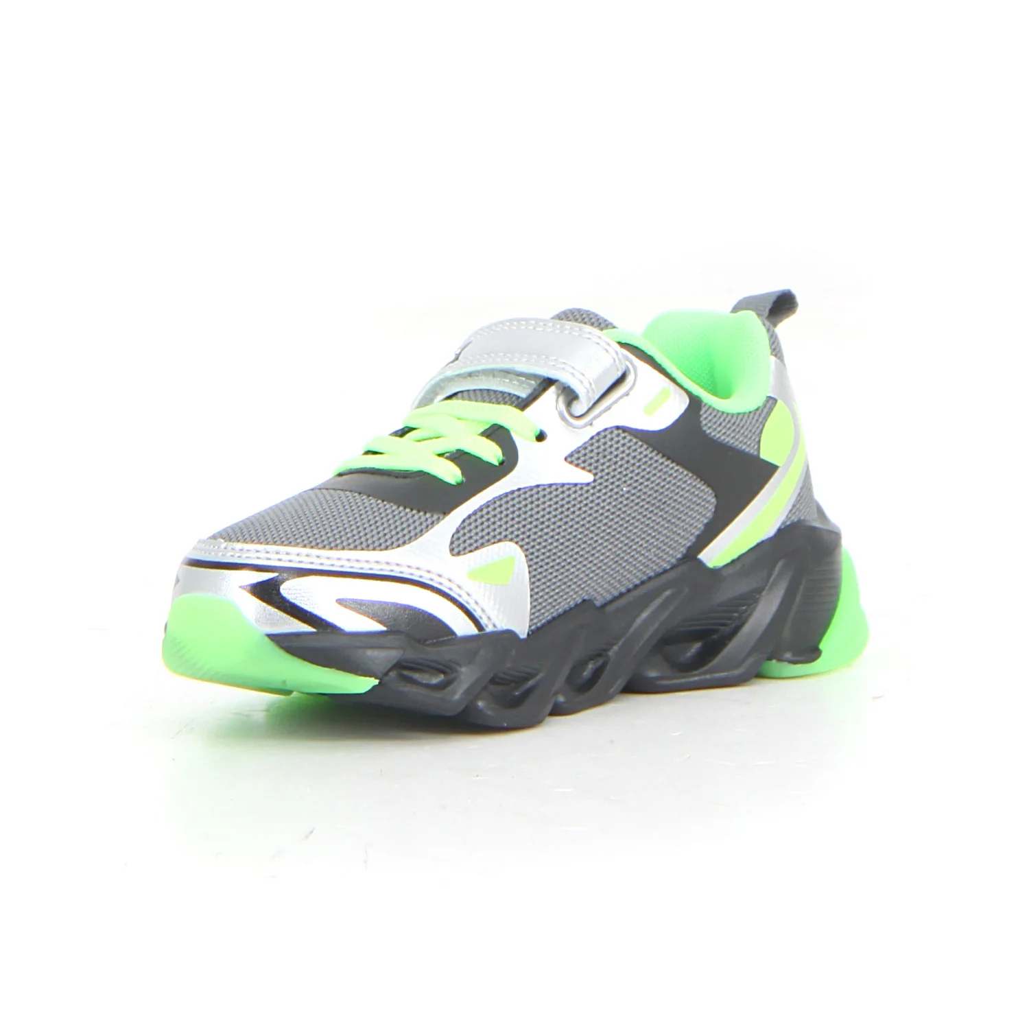 Sneaker bambino grigio argento - Image 3