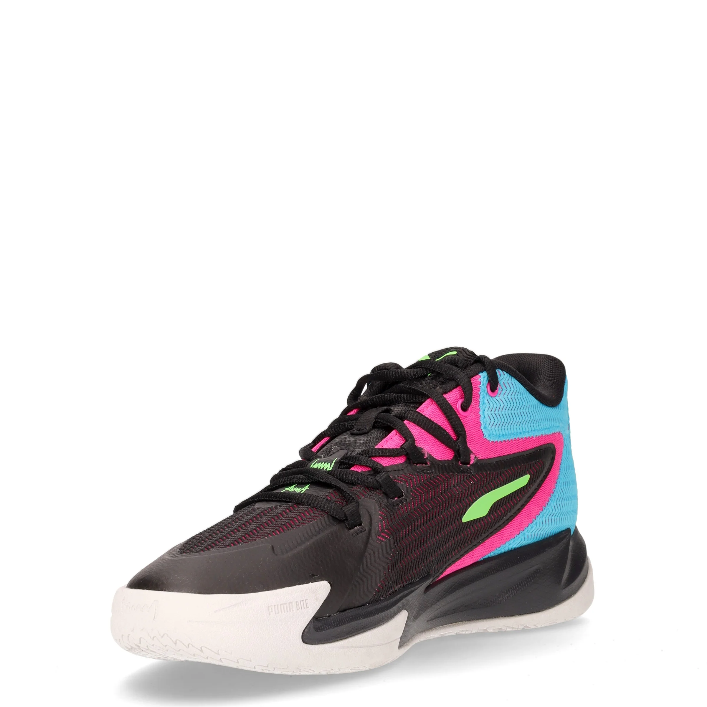 Dagger scarpa da basket in ecopelle e tessuto nero - Image 3