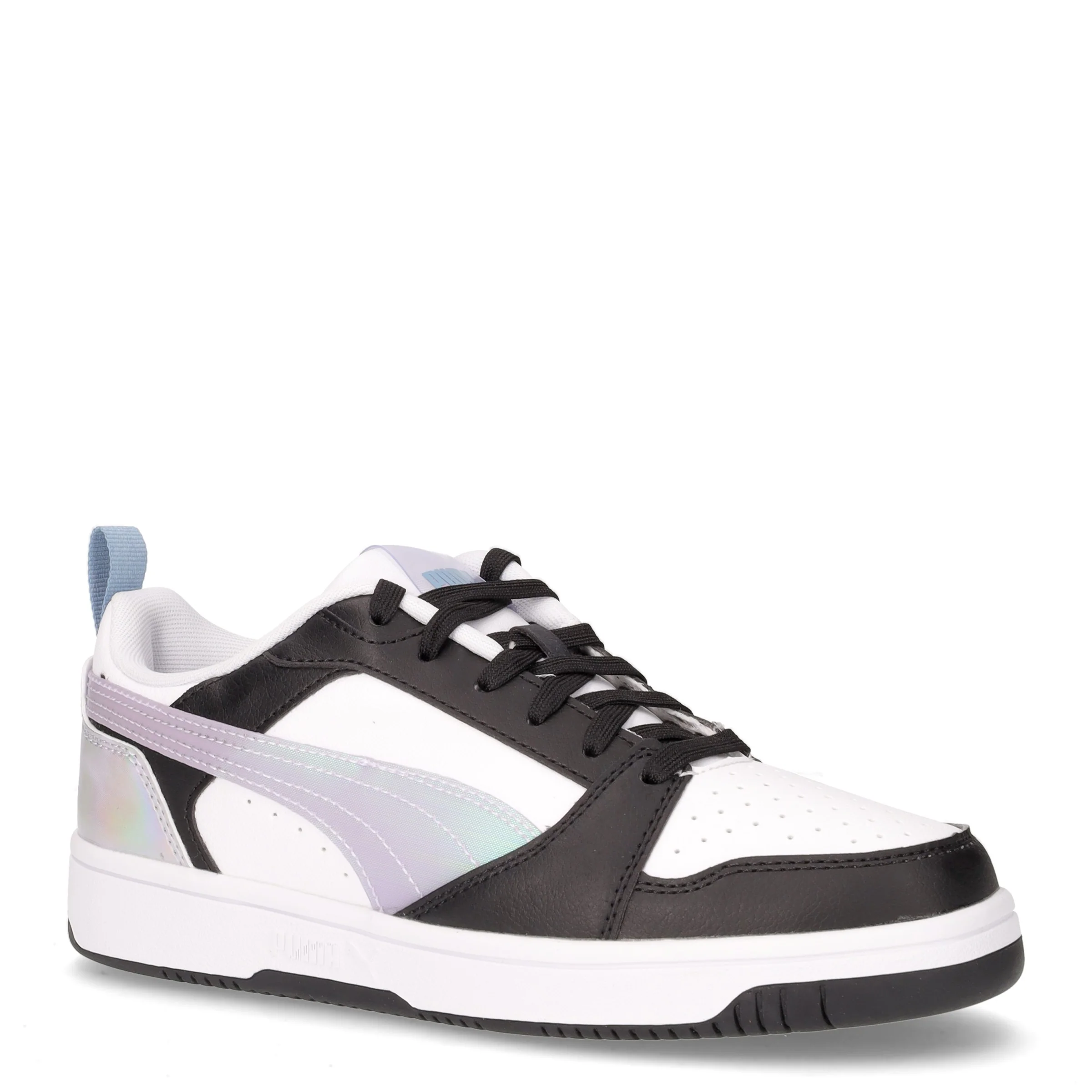 Rebound v6 low sneaker in ecopelle ragazza lilla bianco nero - Image 2