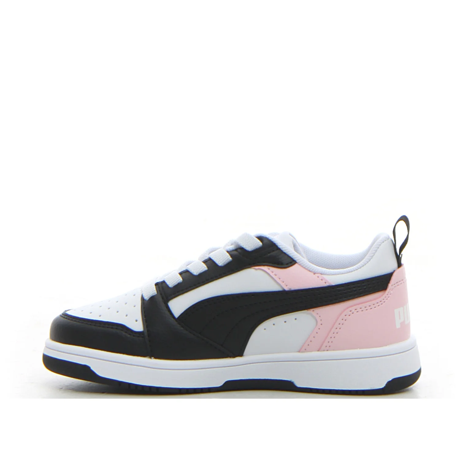 Rebound v6 sneaker bambina white black - Image 2