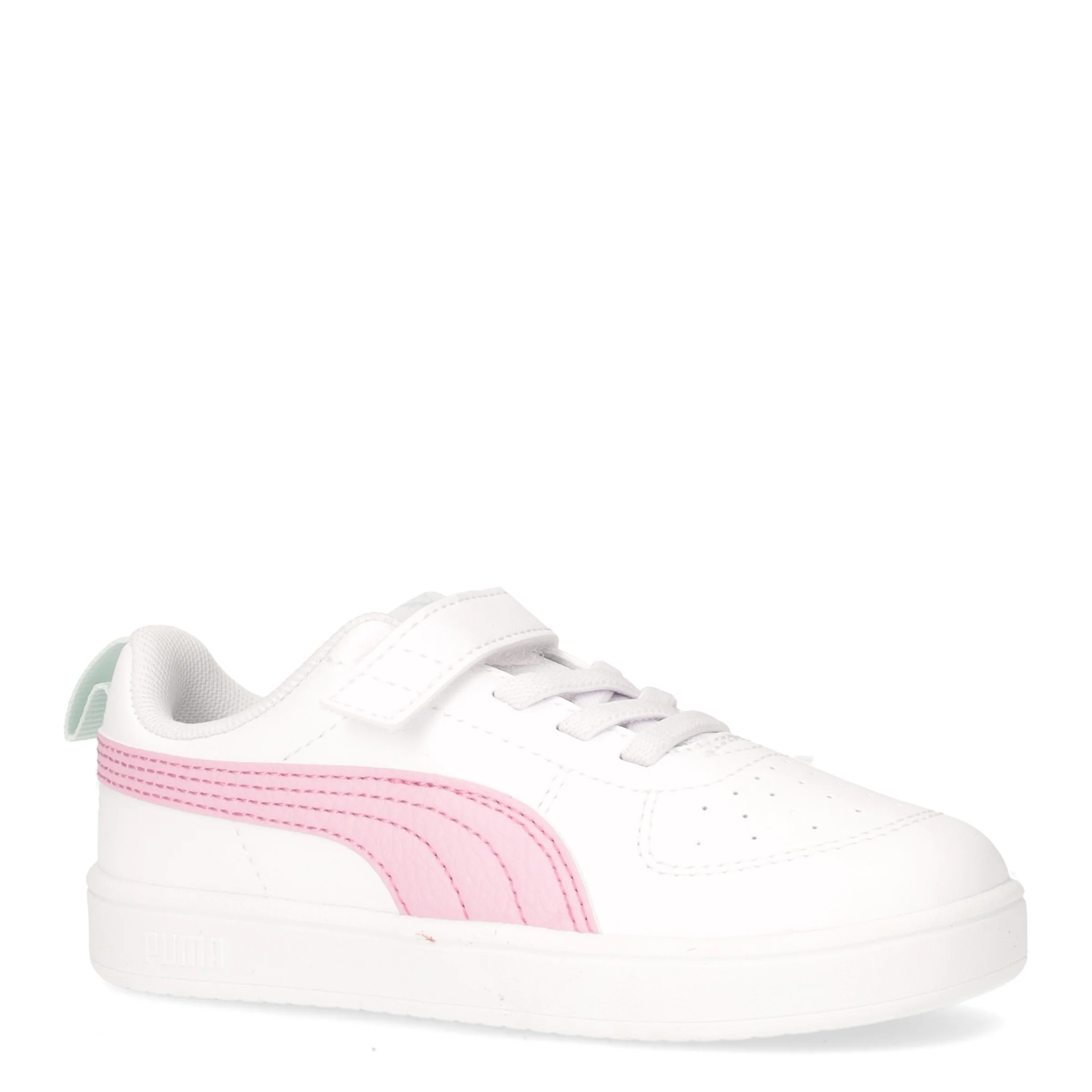 Rickie sneaker bambina in ecopelle bianco rosa - Image 2