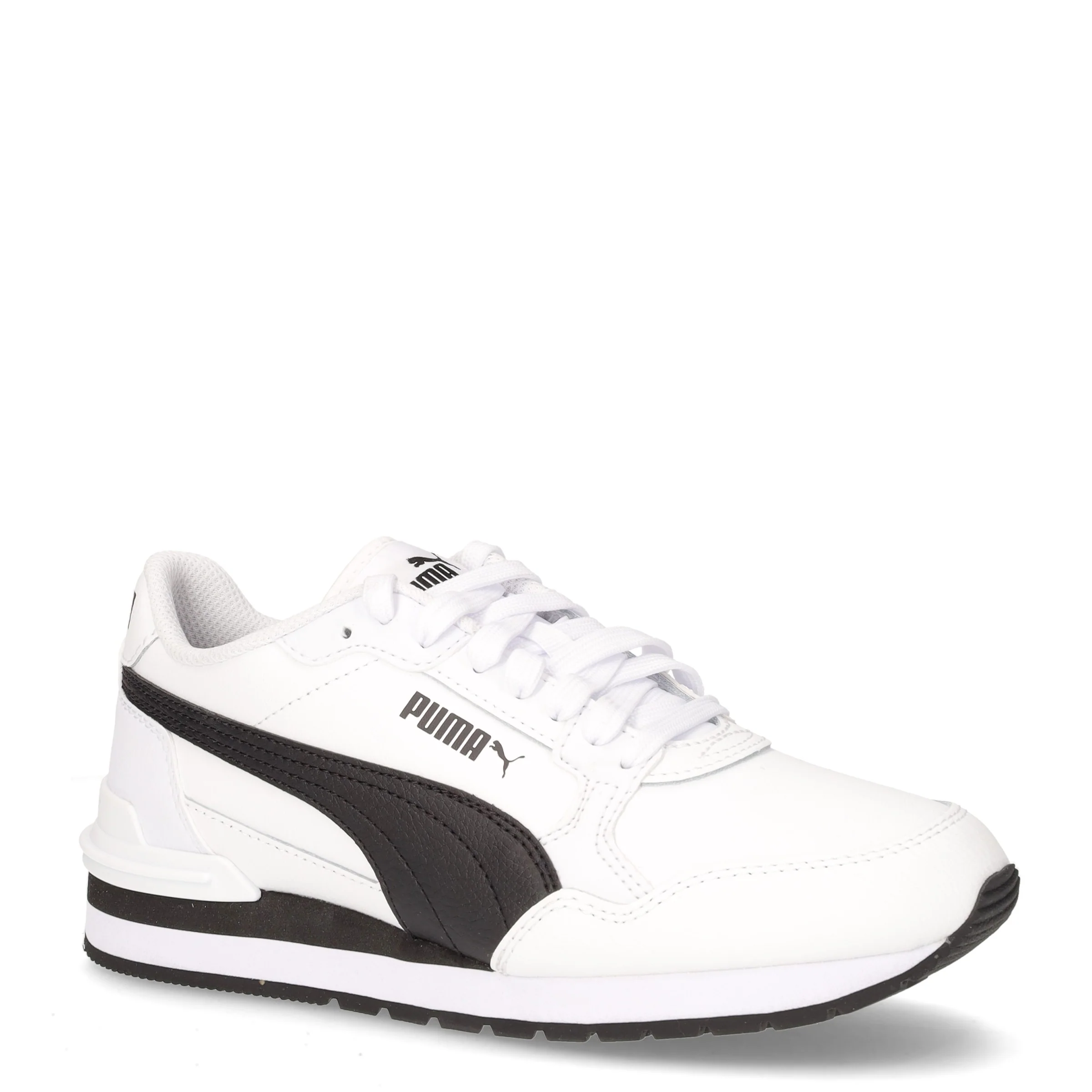 St Runner v4 sneaker in ecopelle ragazzo bianco nero - Image 2