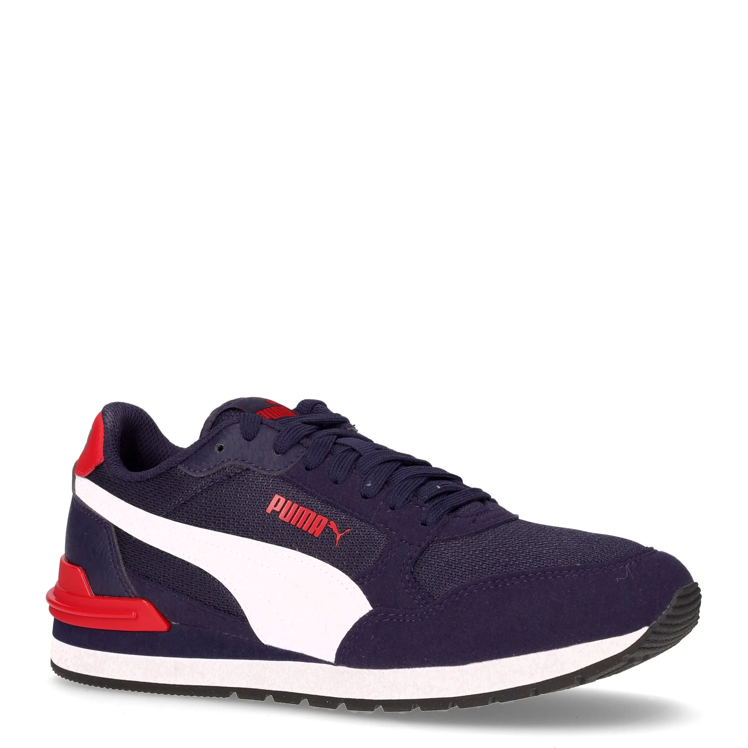 ST Runner v4 sneaker ragazzo in ecopelle navy bianco - Image 2