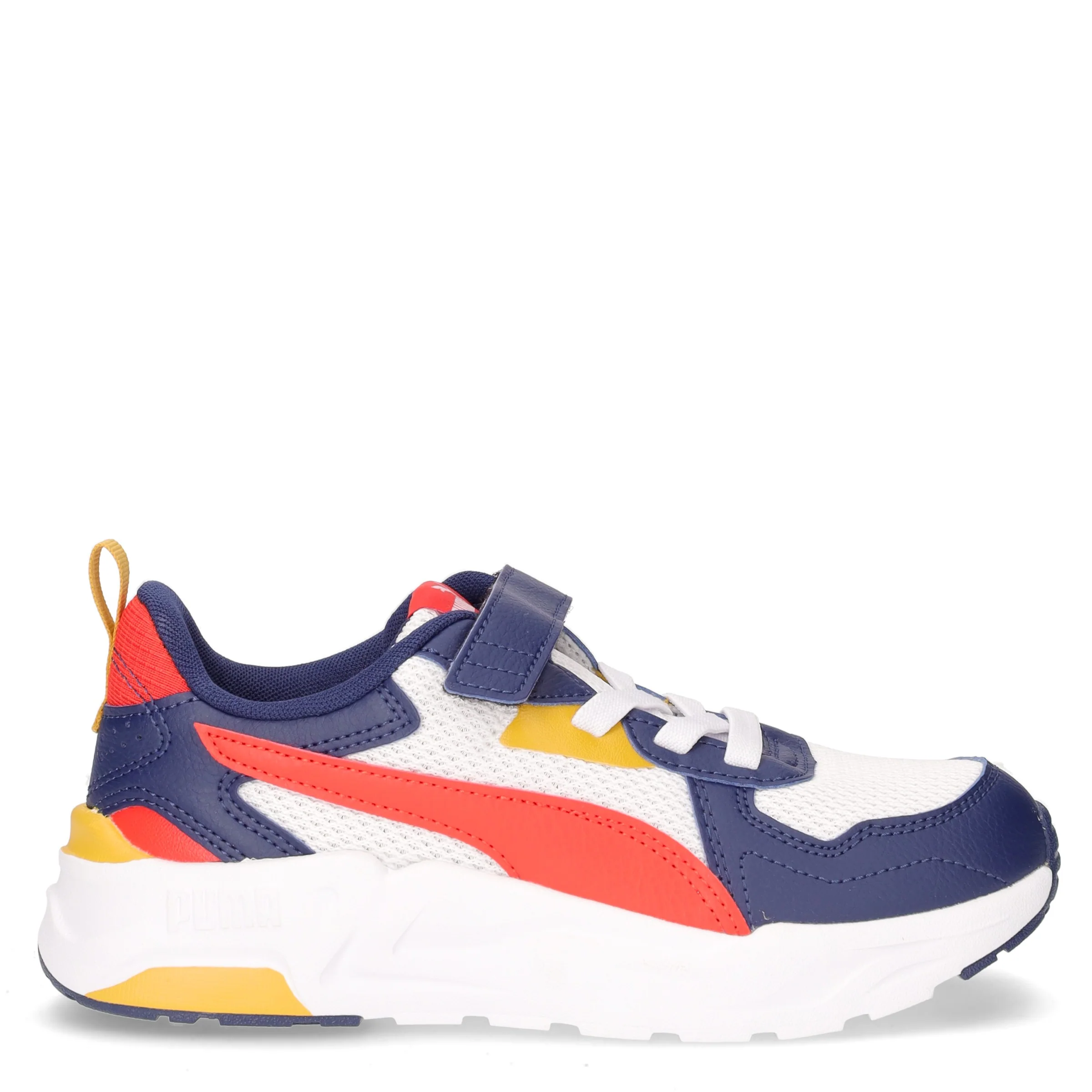 Trinity Lite sneaker bambino in ecopelle e tessuto bianco blu