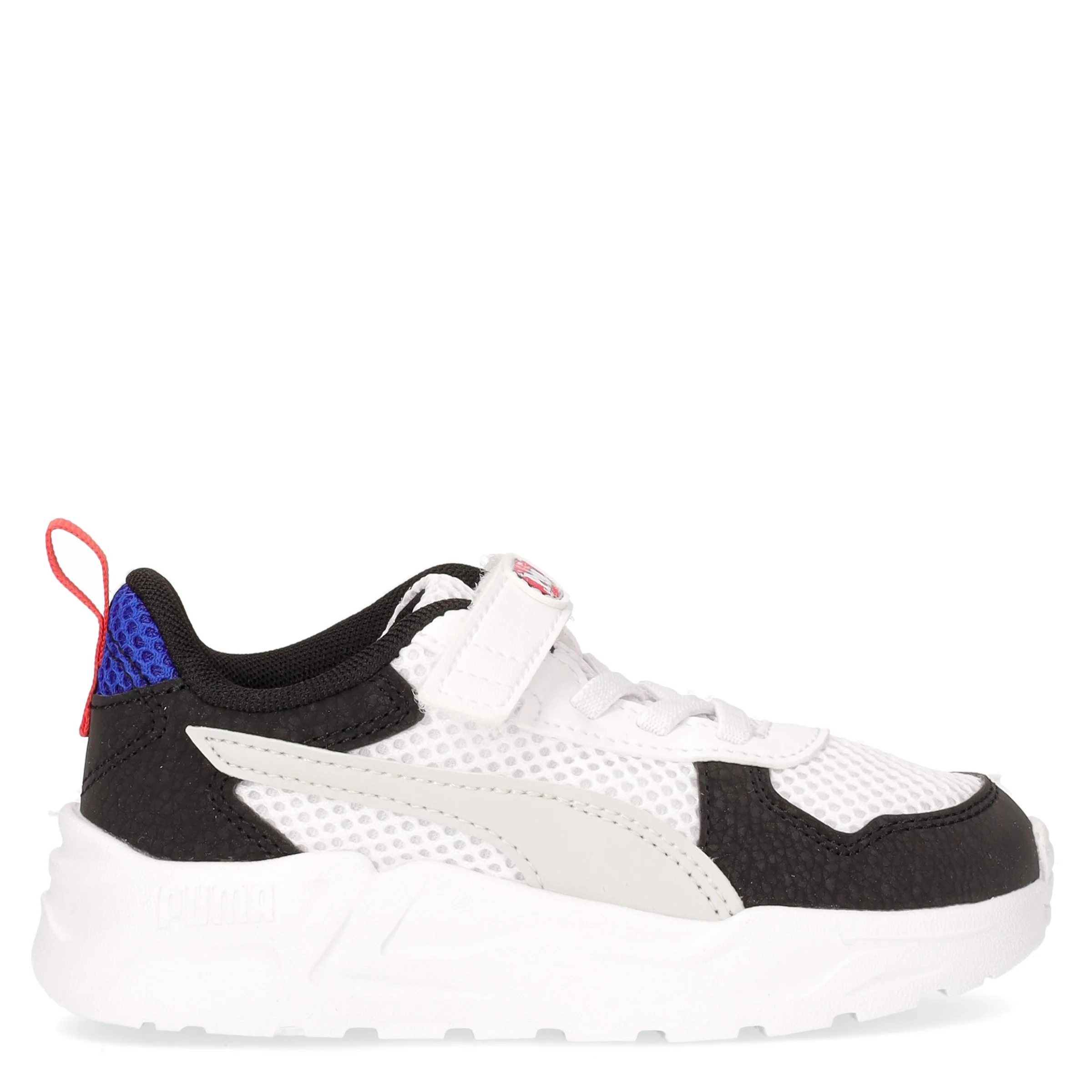 Trinity Lite sneaker bambino in ecopelle nero bianco