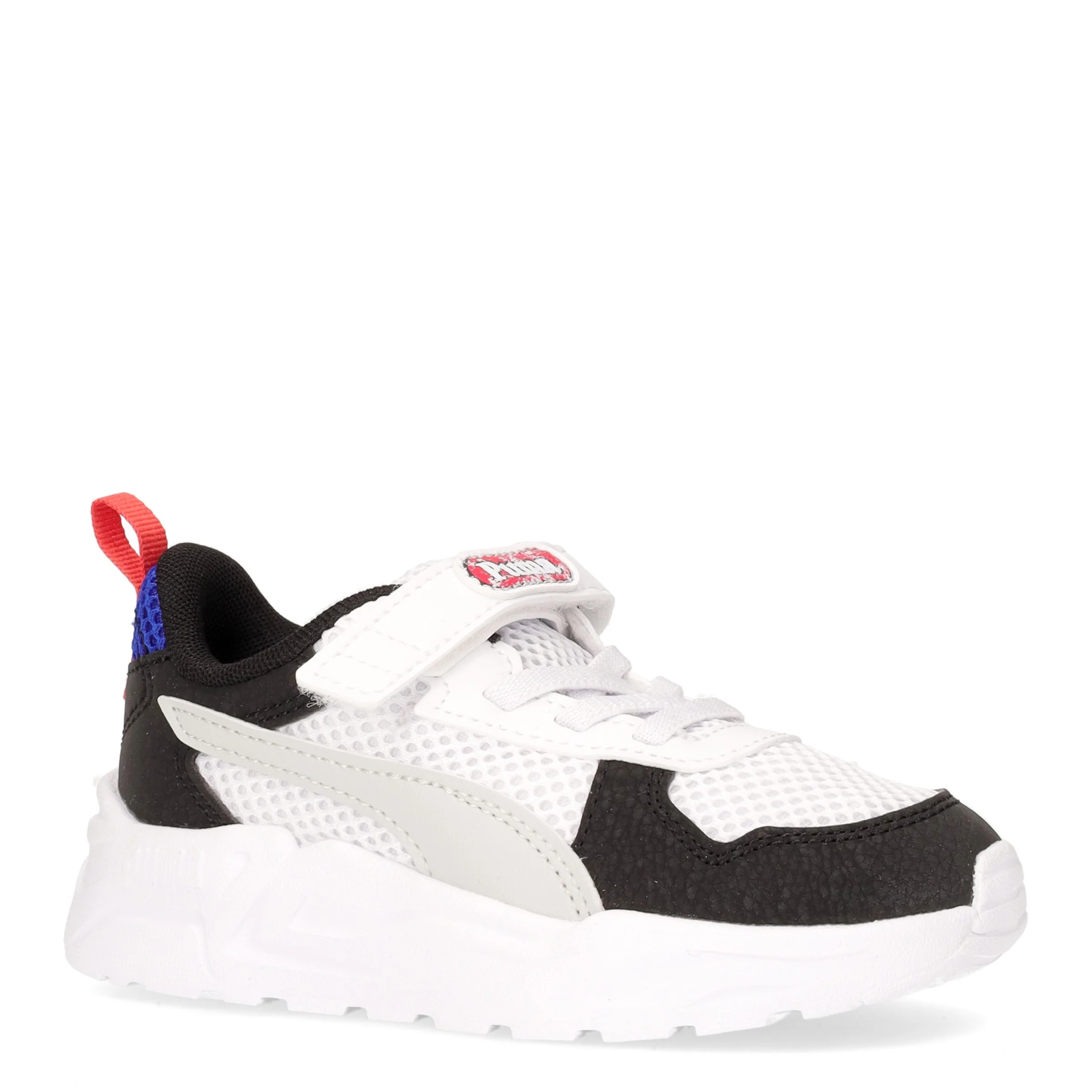 Trinity Lite sneaker bambino in ecopelle nero bianco - Image 2