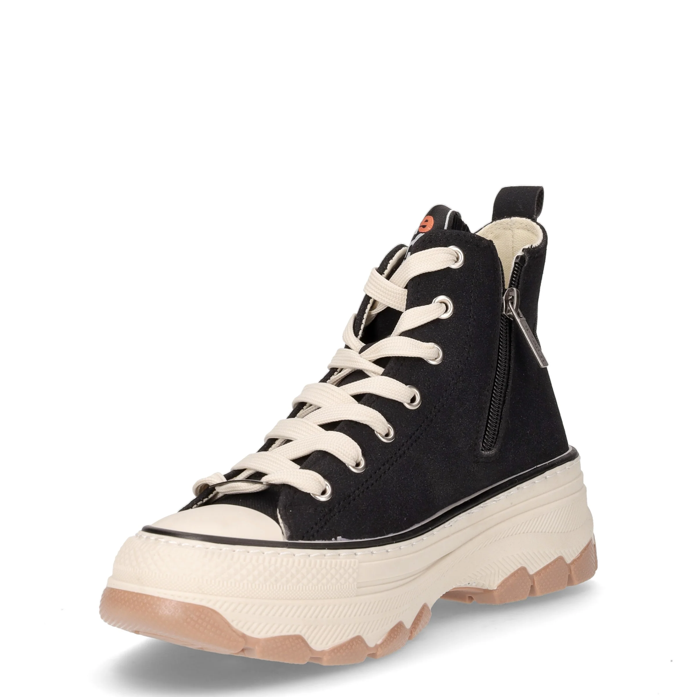 Sneaker in ecopelle con platform nero - Image 3