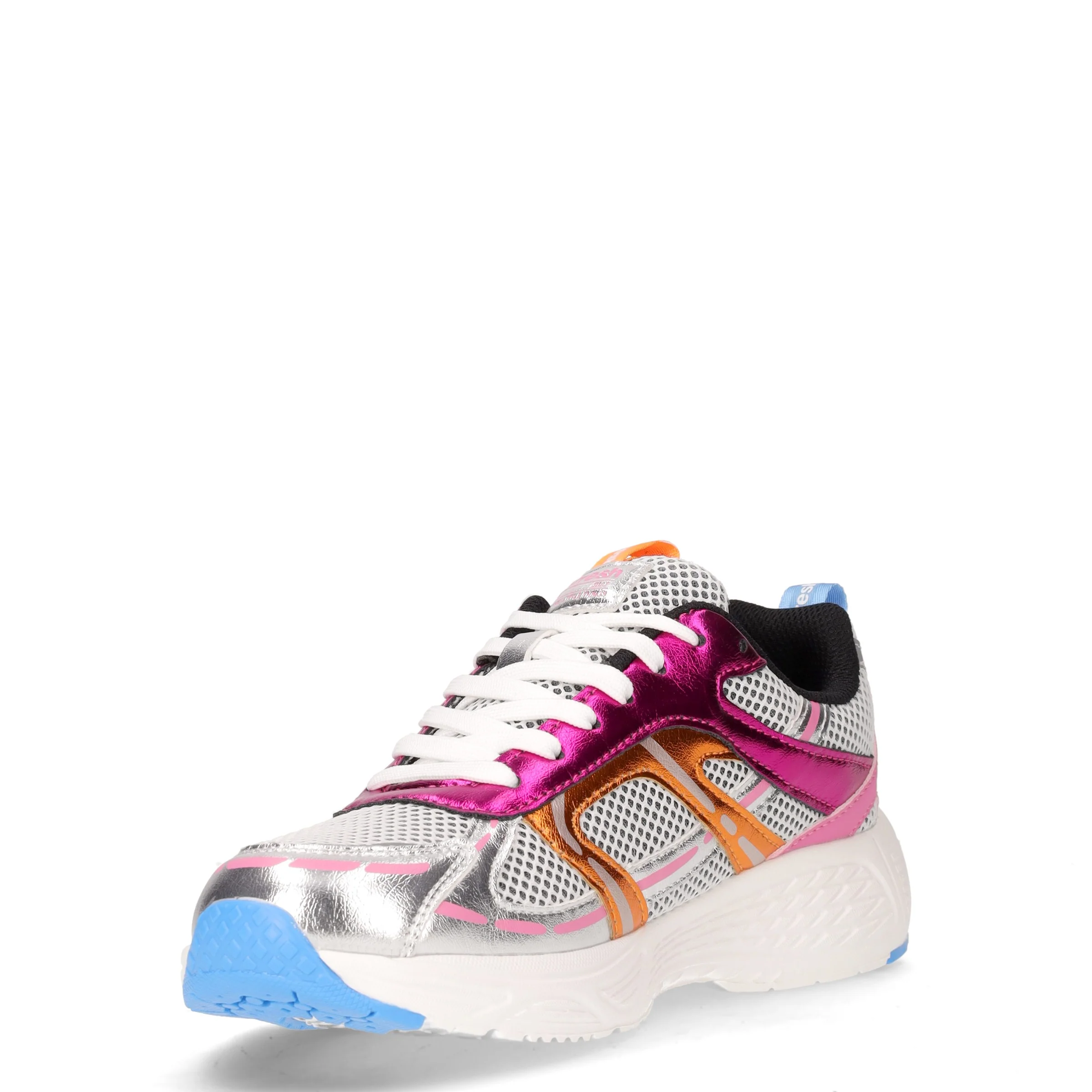 Sneaker in tessuto ed ecopellle fuxia multicolor - Image 3