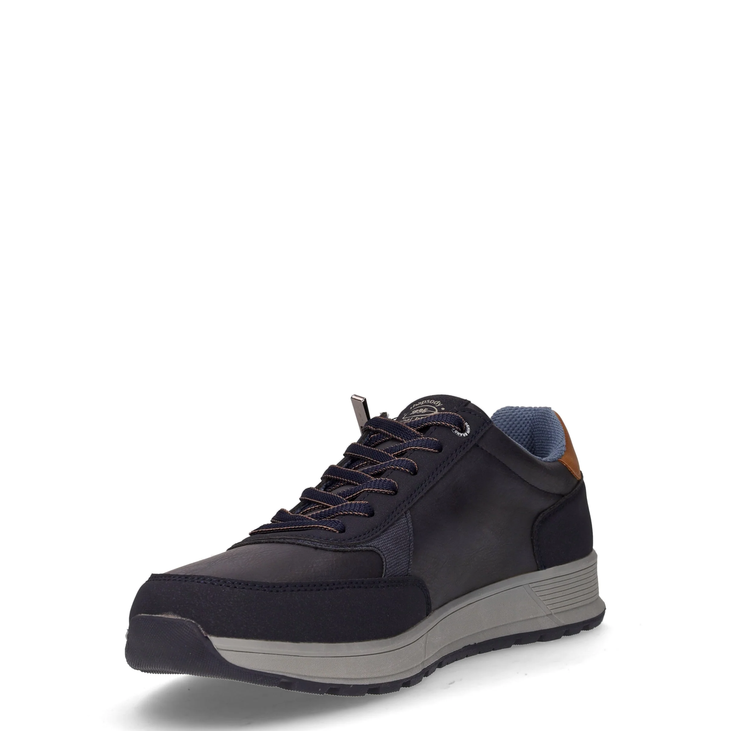 Sneaker in ecopelle navy - Image 3